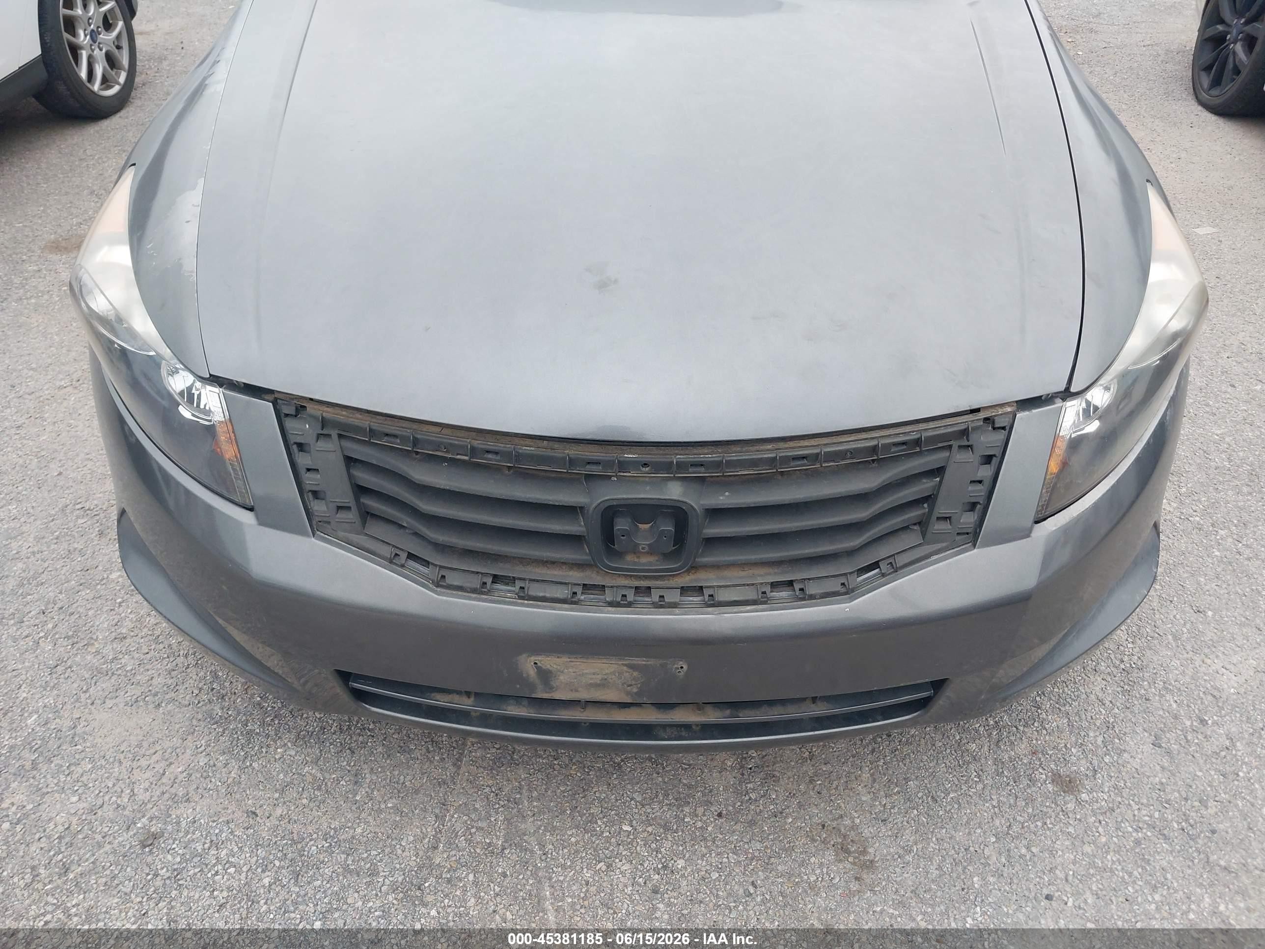 2008 Honda Accord 2.4 Lx-p Gray vin: JHMCP26408C039159