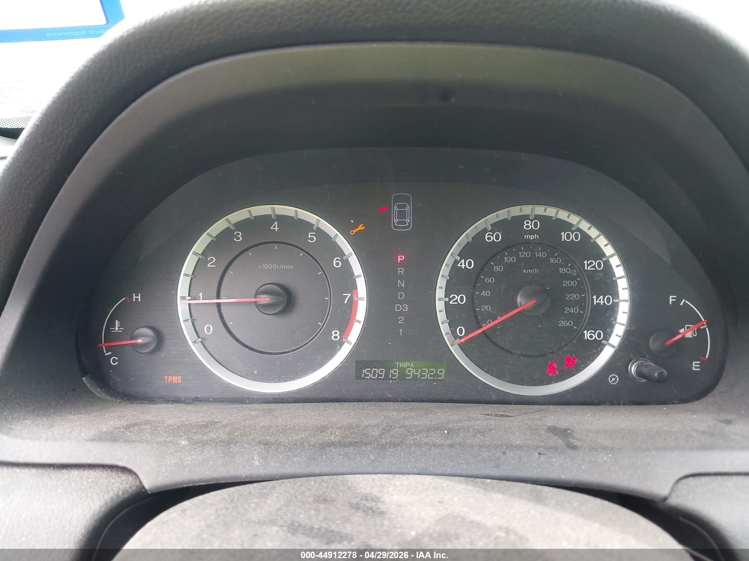 2008 Honda Accord 2.4 Lx-p Gray vin: JHMCP26408C066801