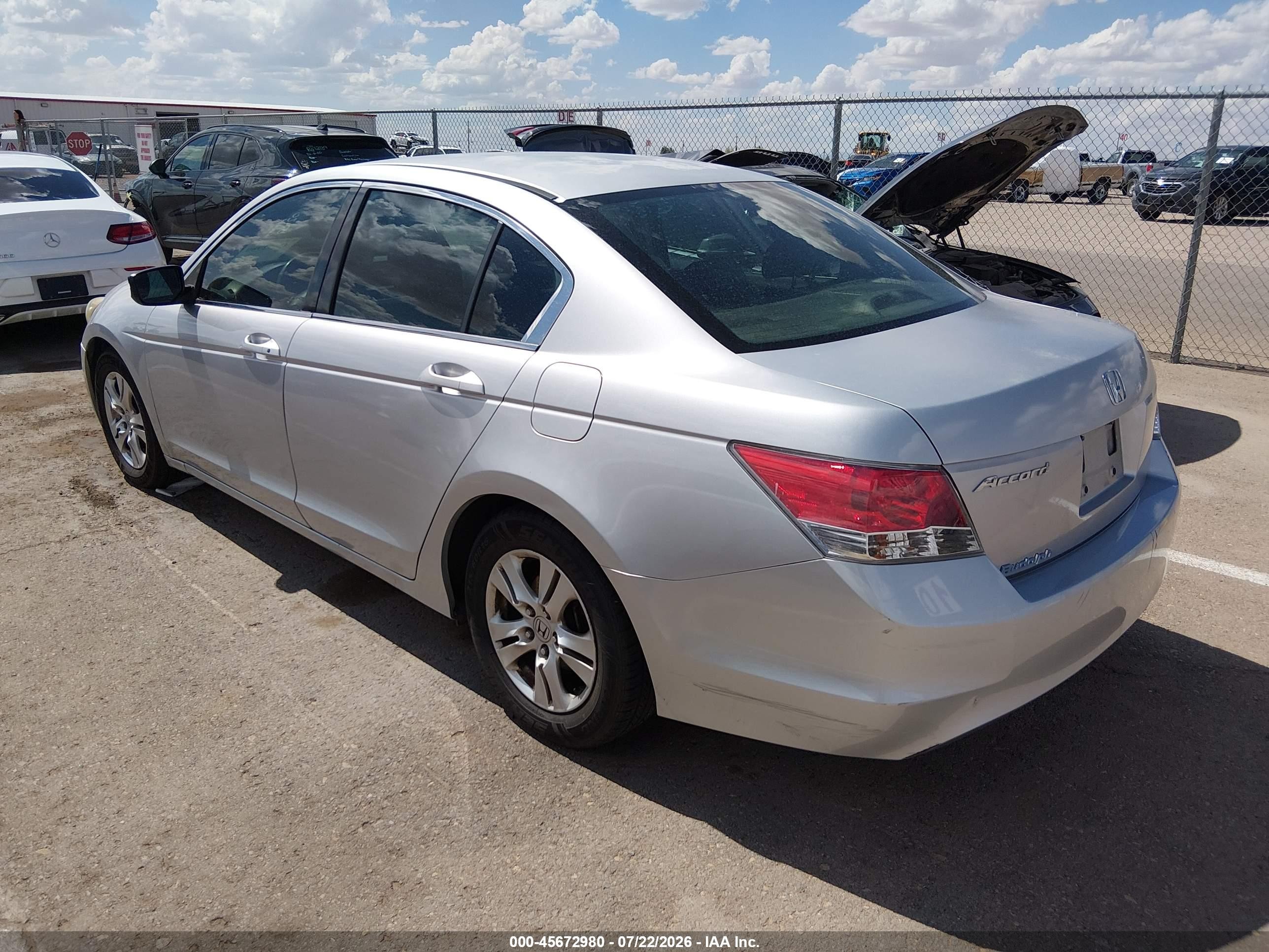 2009 Honda Accord 2.4 Lx-p Серебряный vin: JHMCP26409C005224