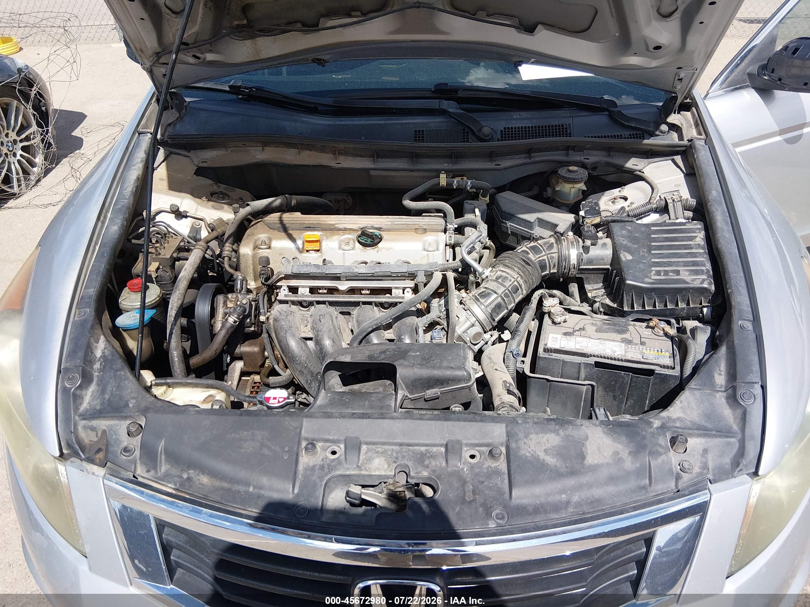 2009 Honda Accord 2.4 Lx-p Серебряный vin: JHMCP26409C005224