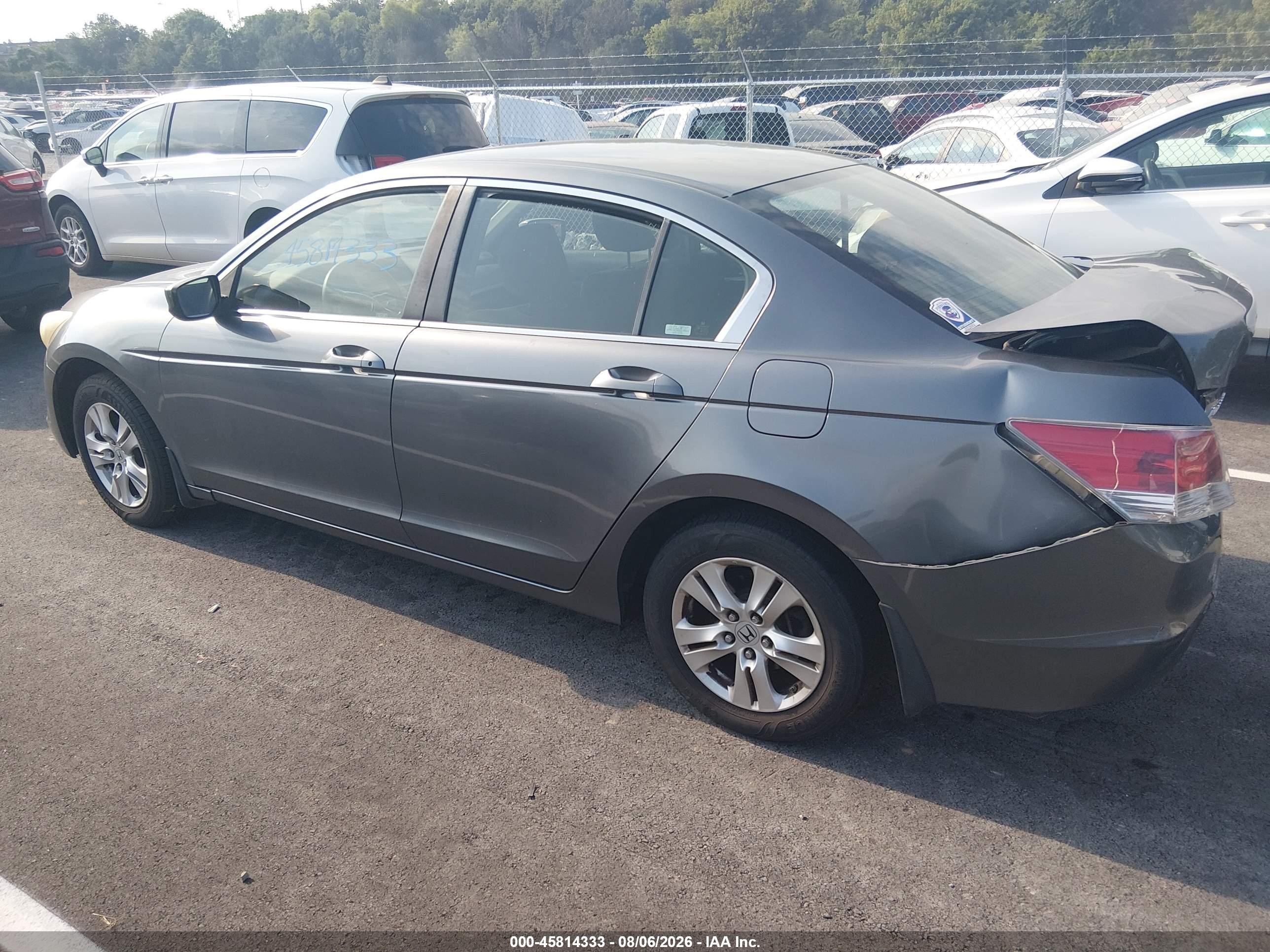 2008 Honda Accord 2.4 Lx-p Gray vin: JHMCP26418C024363
