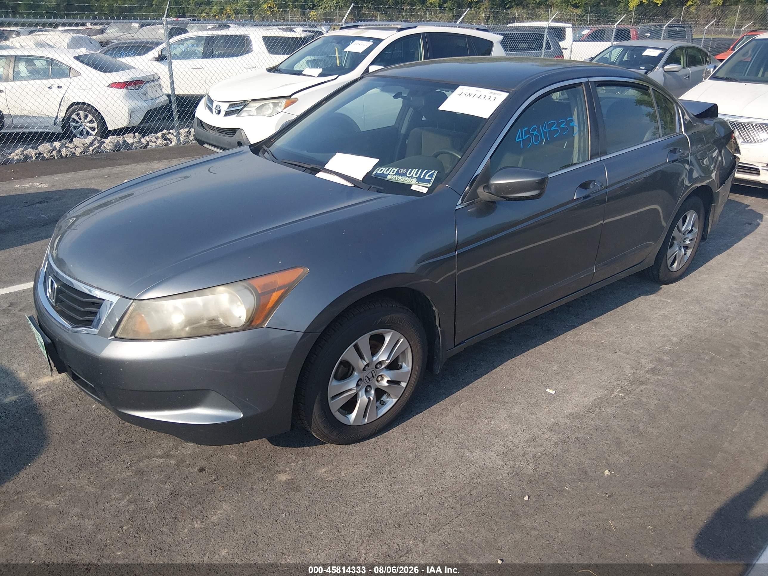 2008 Honda Accord 2.4 Lx-p Gray vin: JHMCP26418C024363