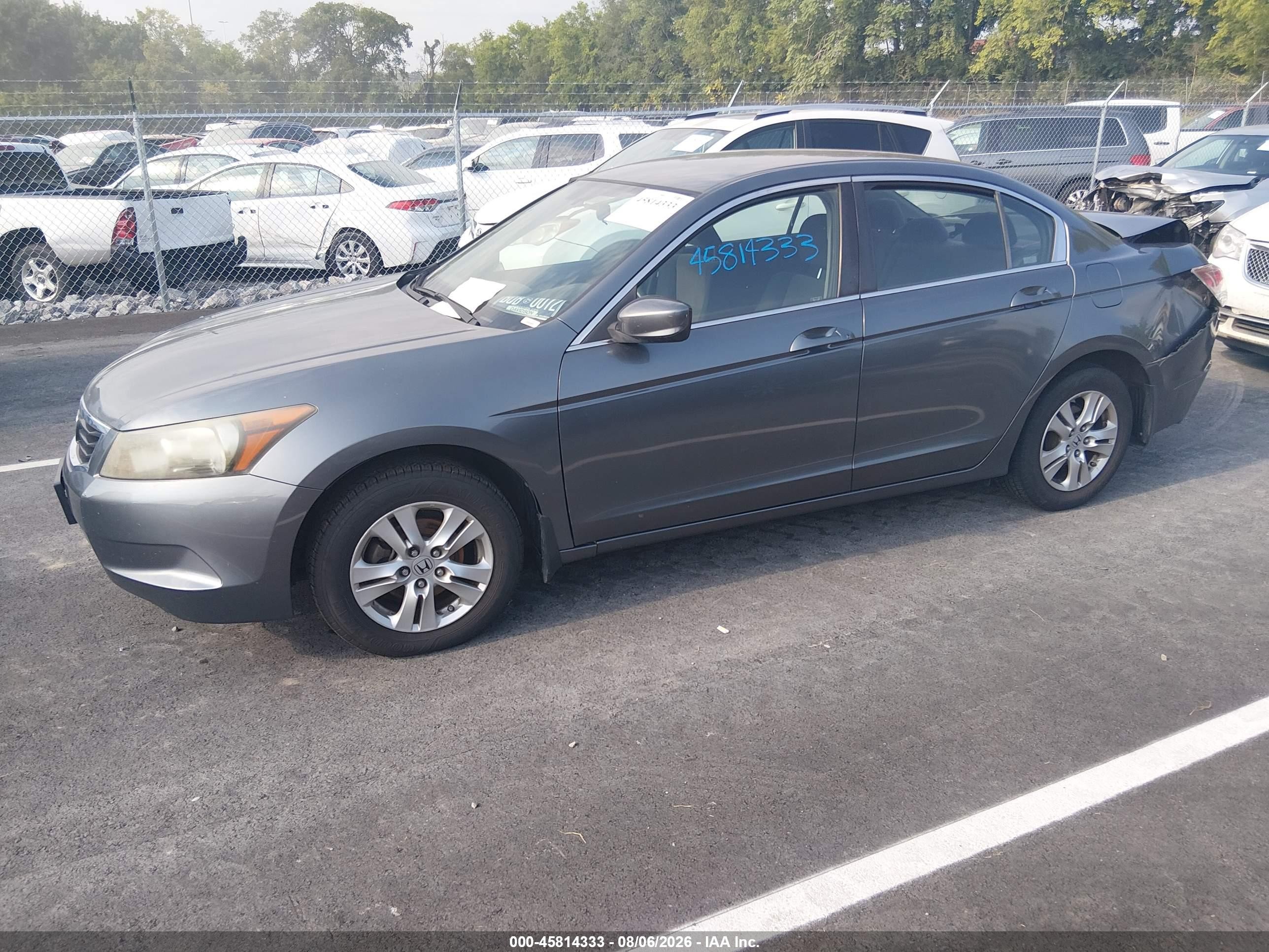 2008 Honda Accord 2.4 Lx-p Gray vin: JHMCP26418C024363