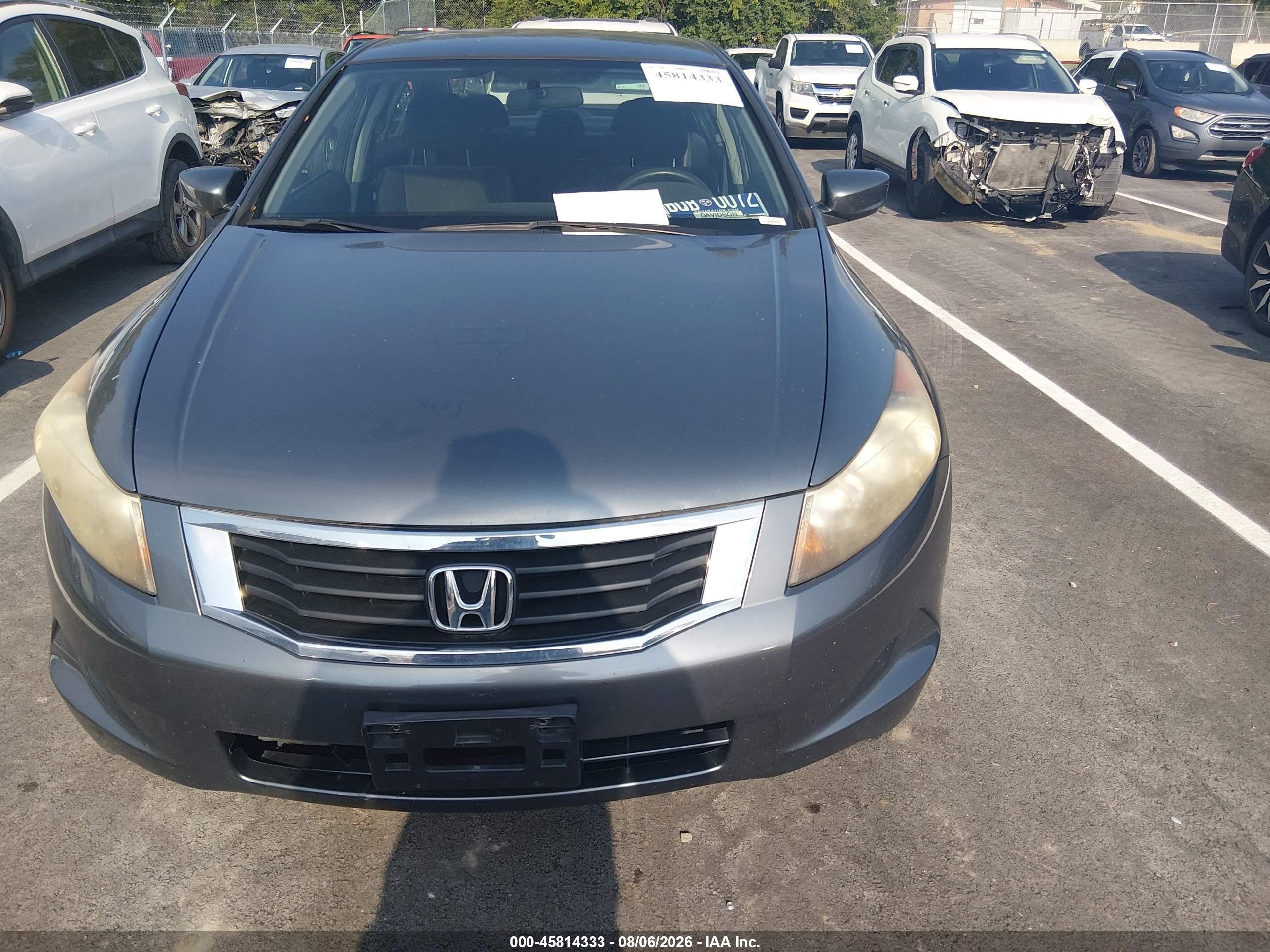 2008 Honda Accord 2.4 Lx-p Gray vin: JHMCP26418C024363