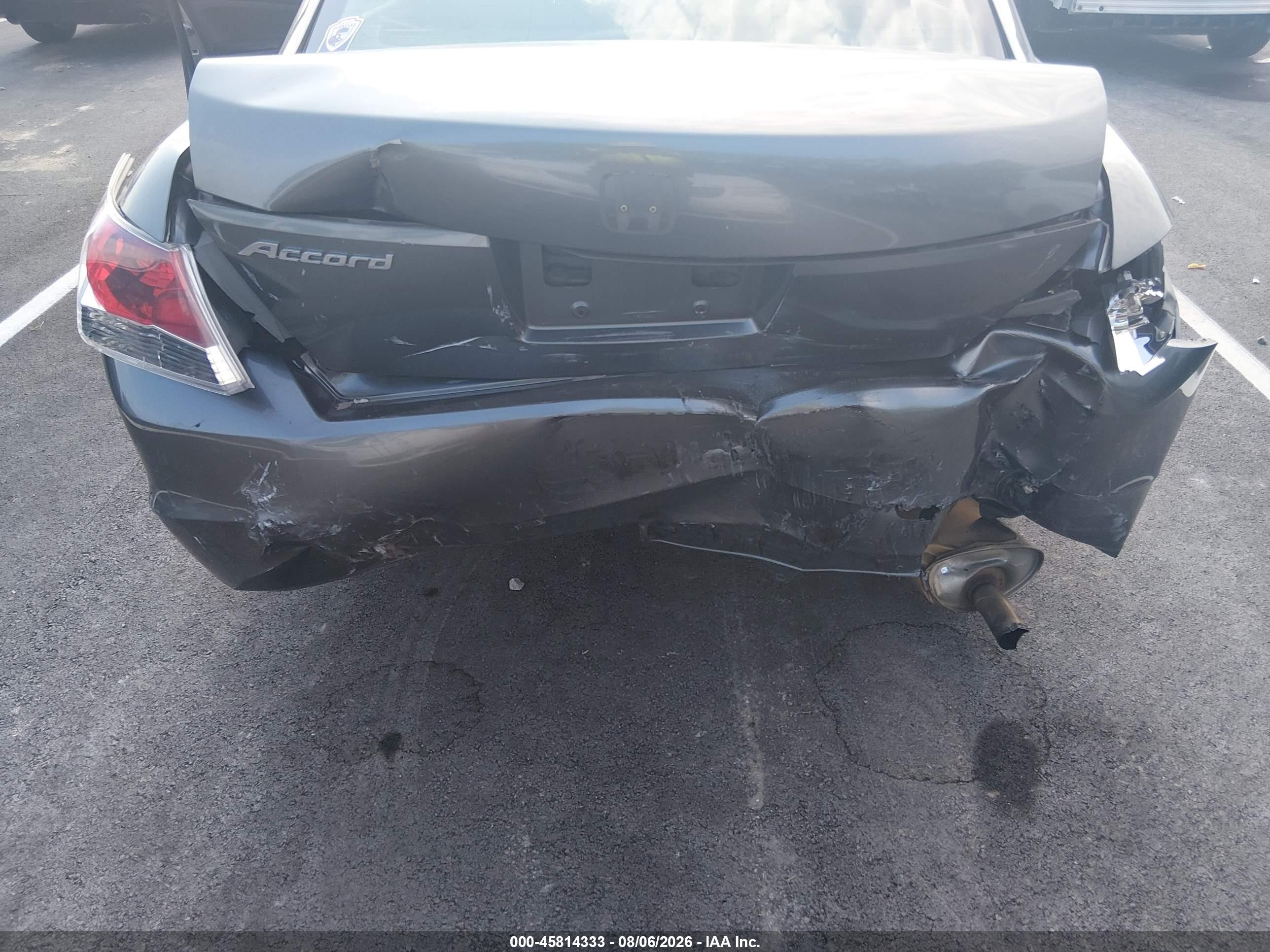 2008 Honda Accord 2.4 Lx-p Gray vin: JHMCP26418C024363