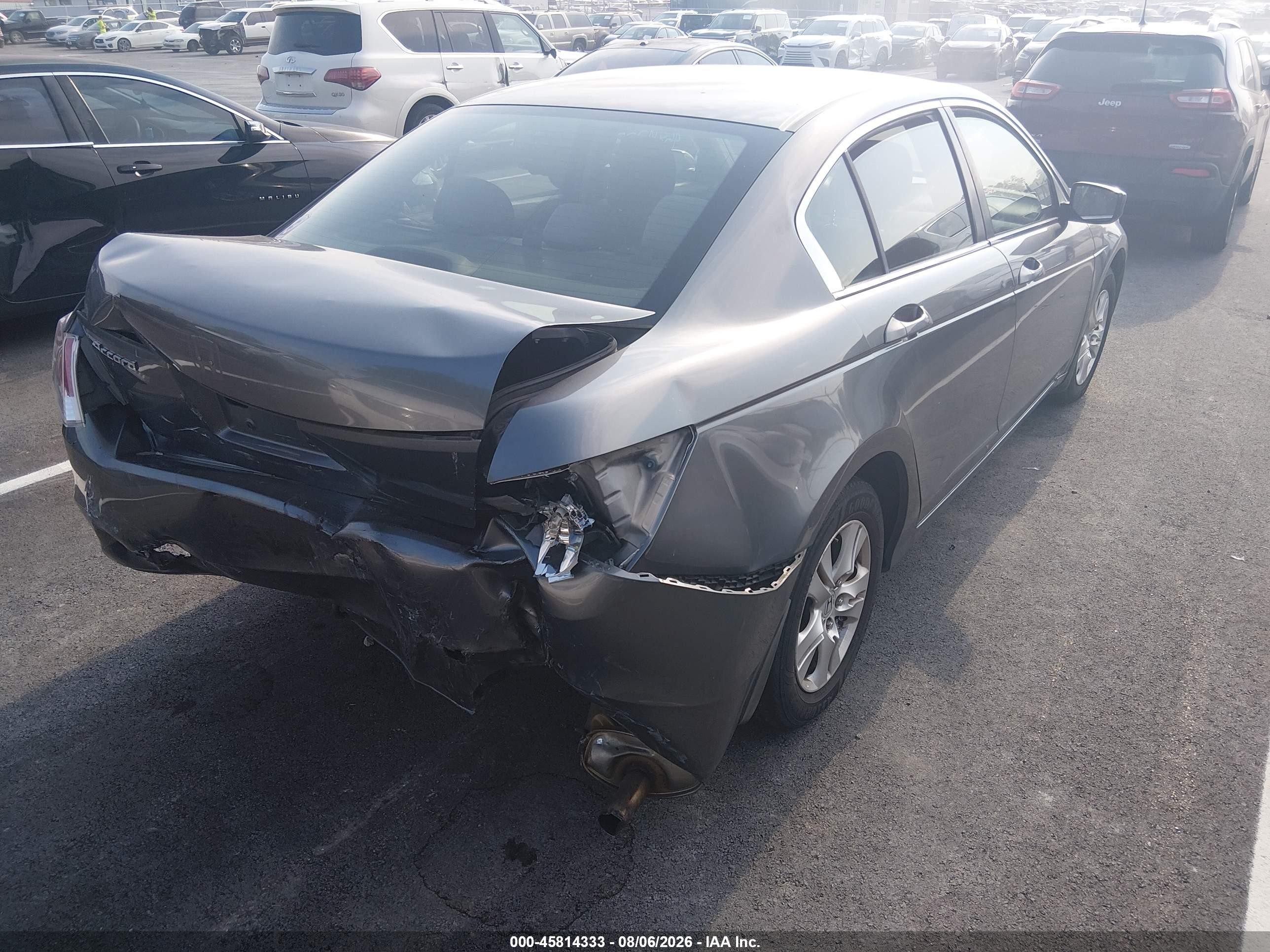 2008 Honda Accord 2.4 Lx-p Gray vin: JHMCP26418C024363