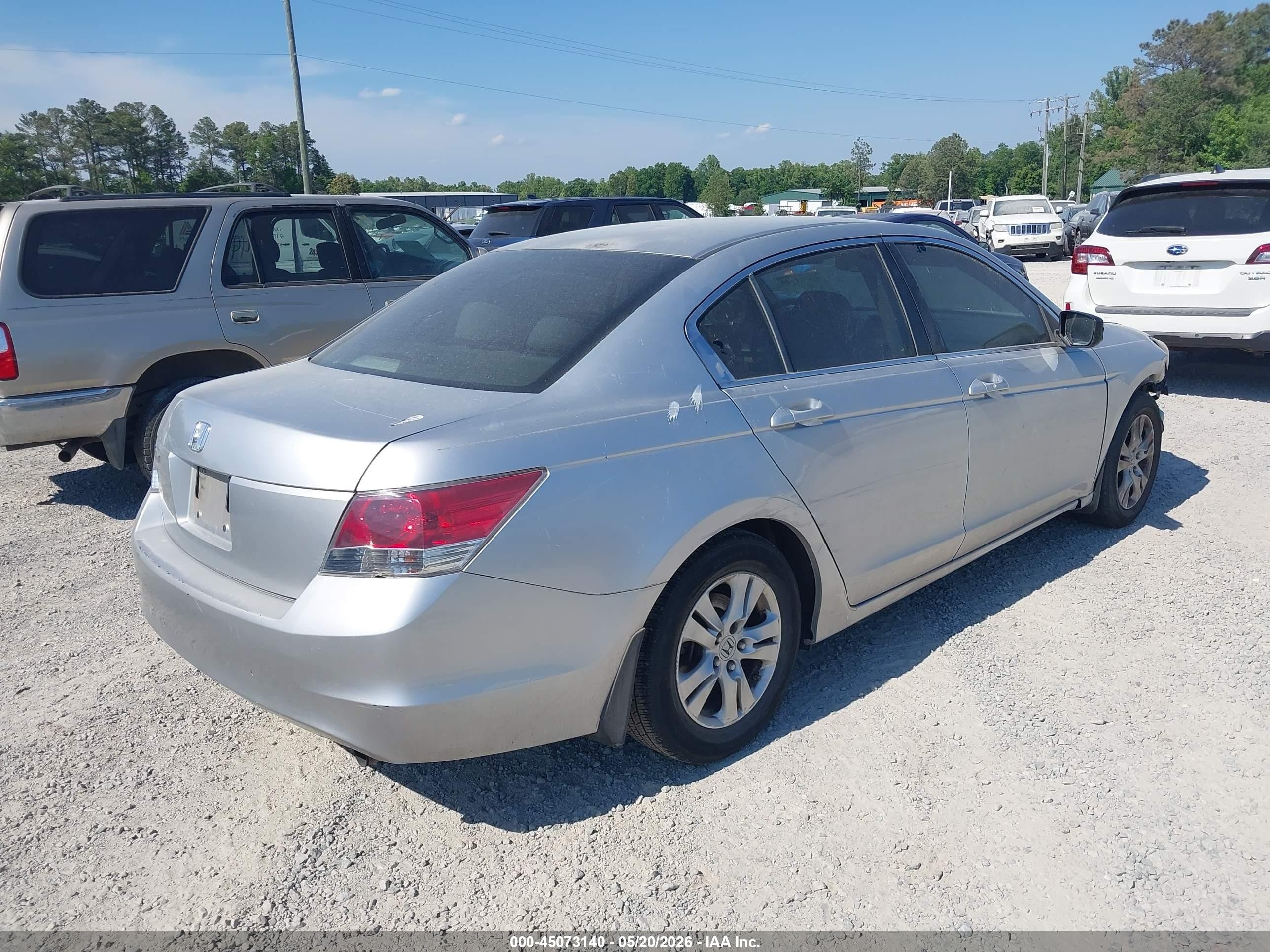 2008 Honda Accord 2.4 Lx-p Silver vin: JHMCP26418C032253