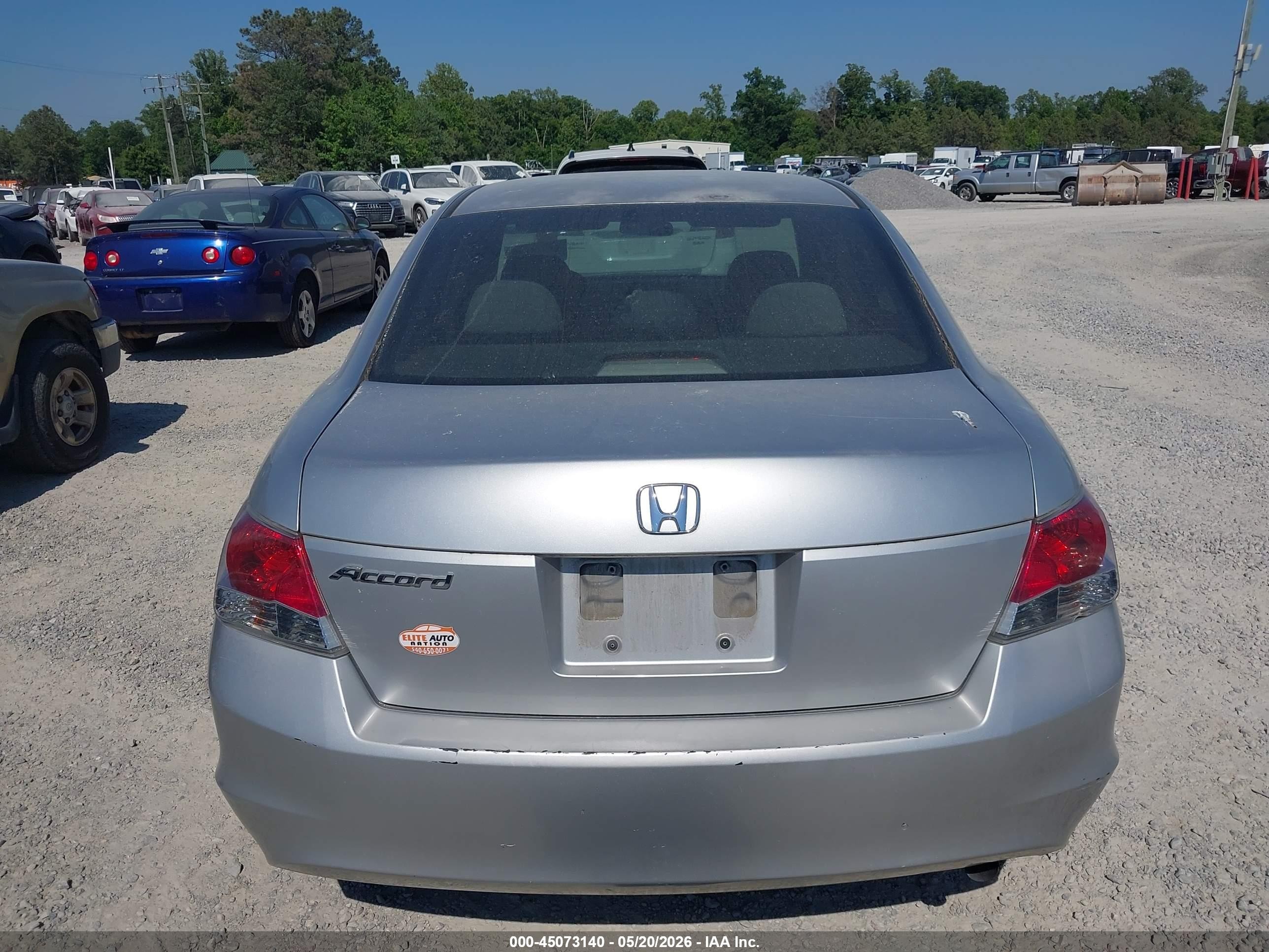 2008 Honda Accord 2.4 Lx-p Silver vin: JHMCP26418C032253