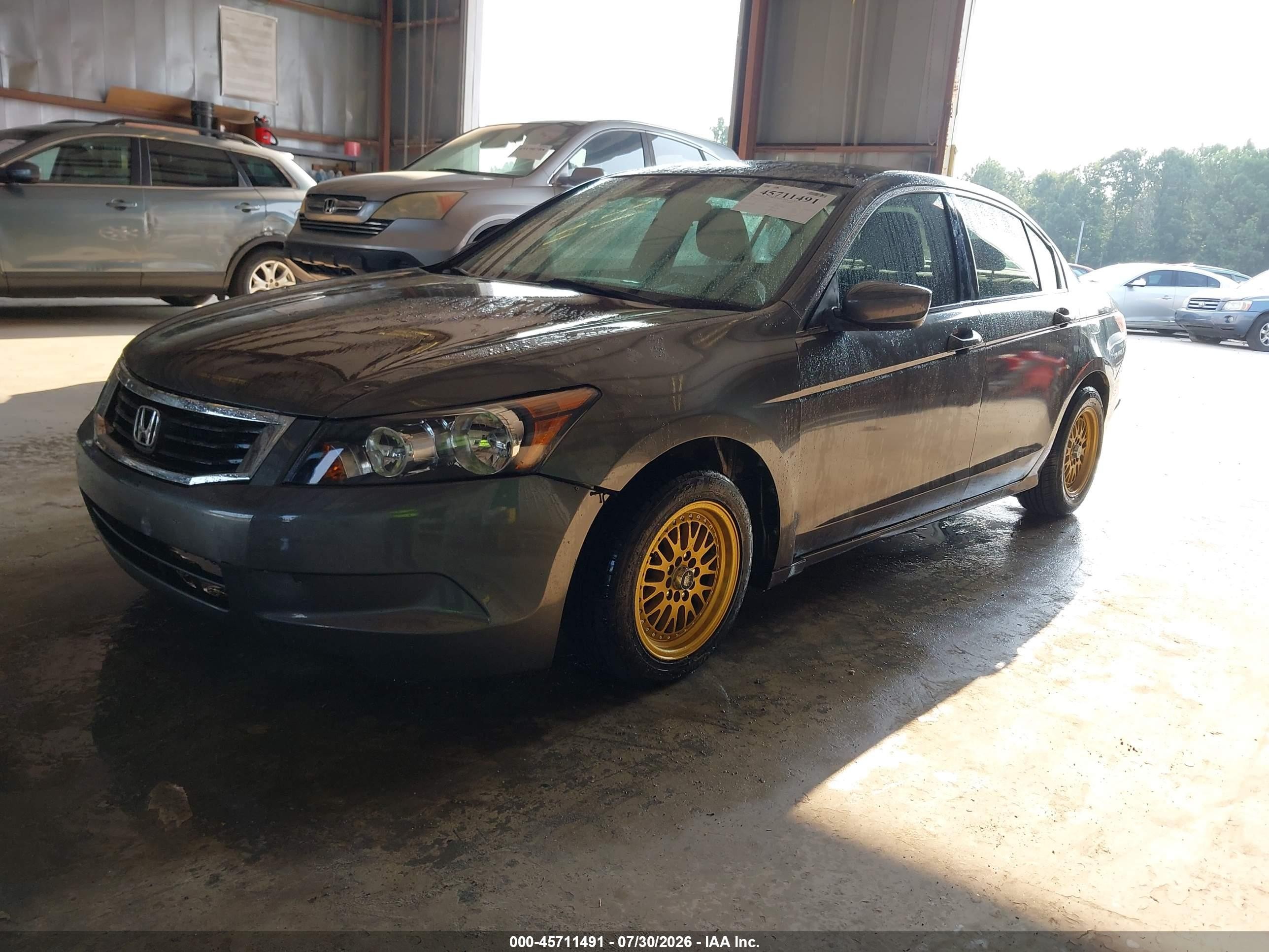 2008 Honda Accord 2.4 Lx-p Gray vin: JHMCP26418C032401