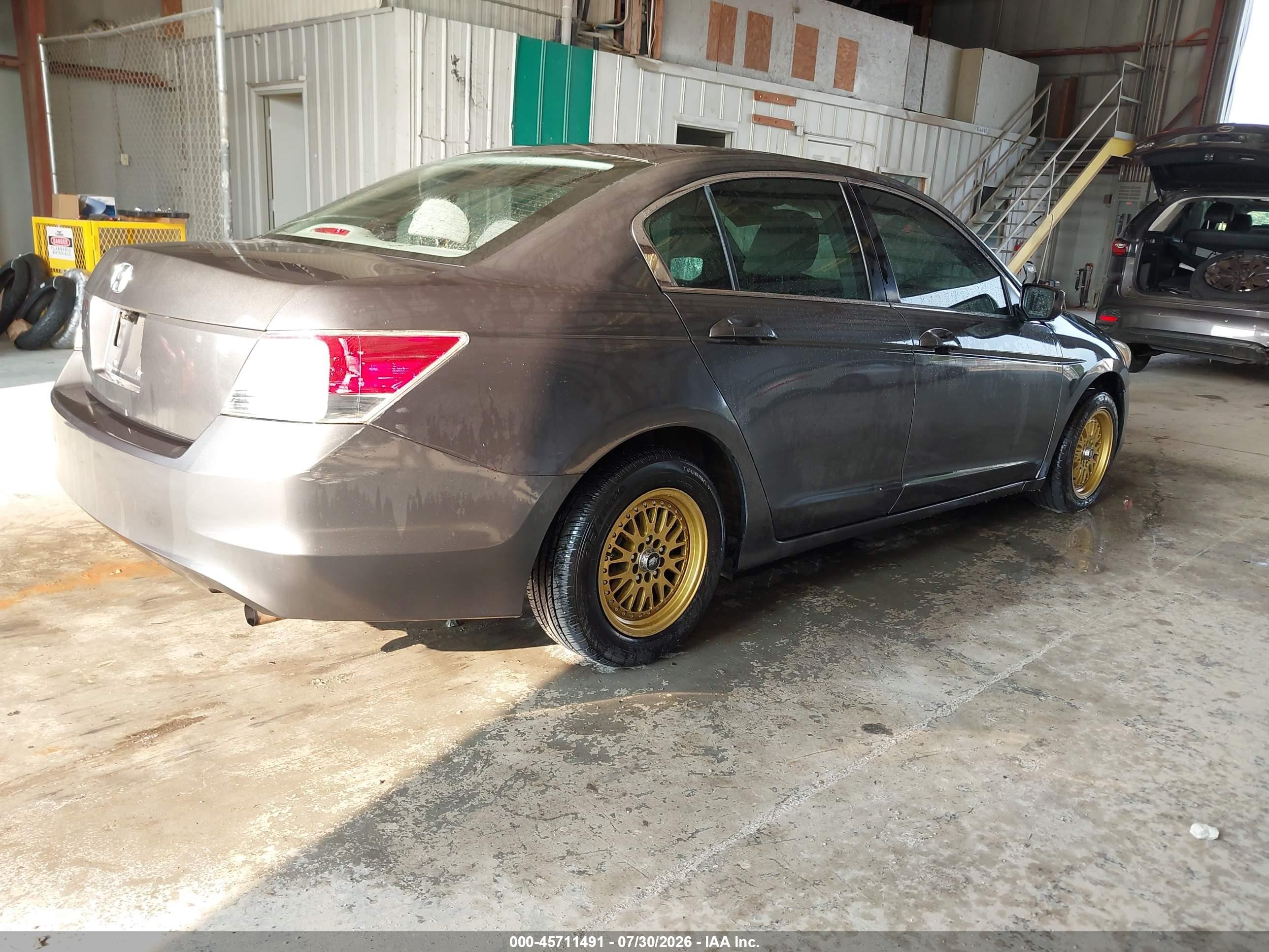 2008 Honda Accord 2.4 Lx-p Gray vin: JHMCP26418C032401