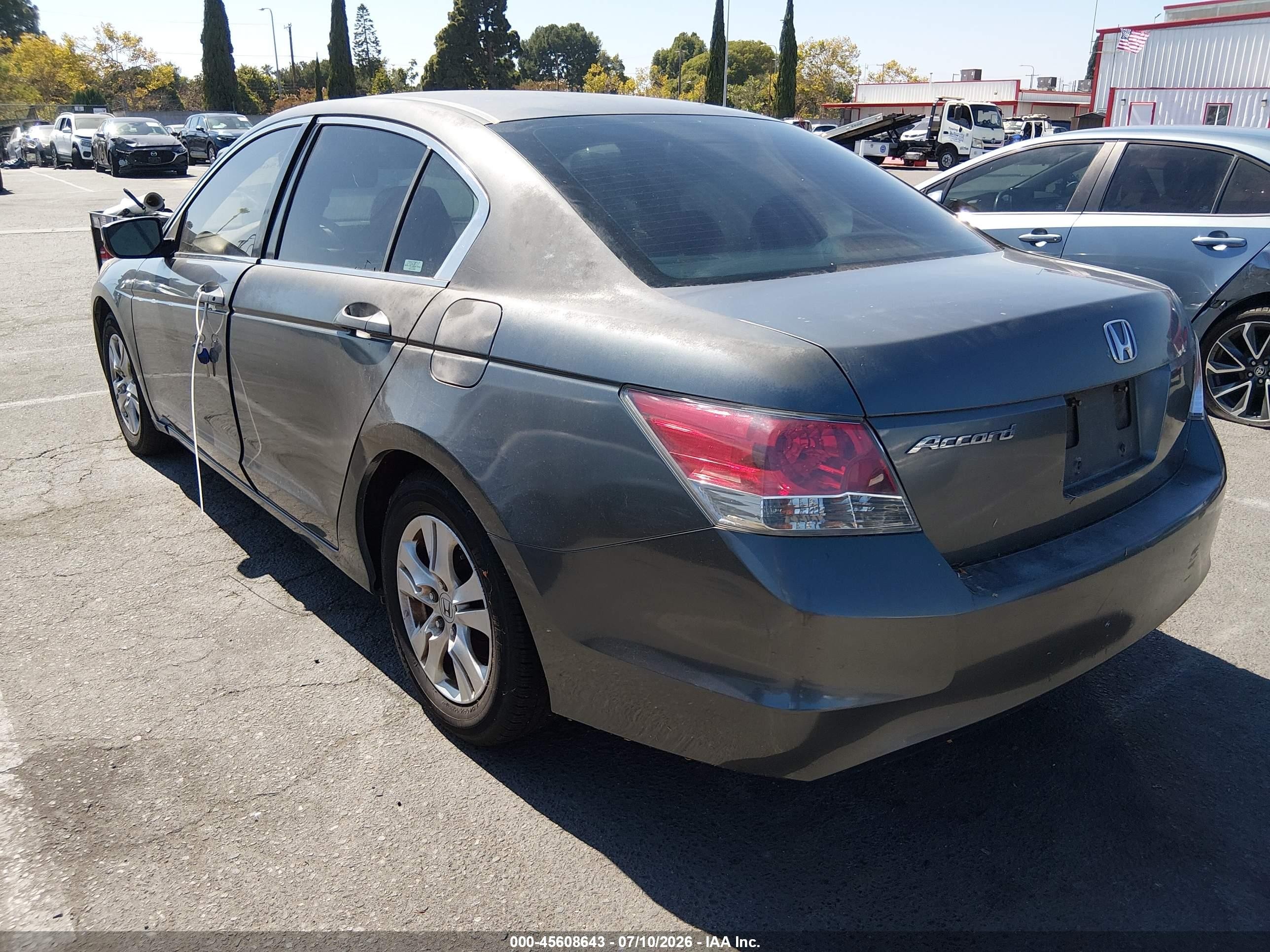 2008 Honda Accord 2.4 Lx-p Gray vin: JHMCP26418C068041