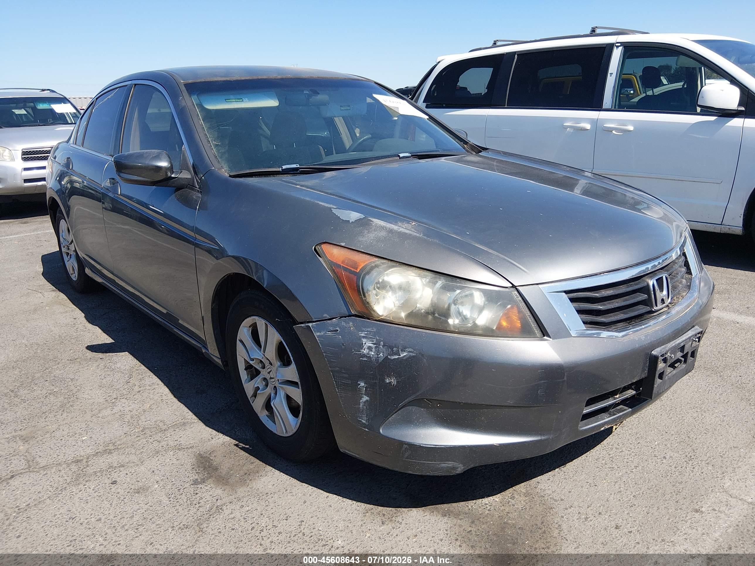 2008 Honda Accord 2.4 Lx-p Gray vin: JHMCP26418C068041