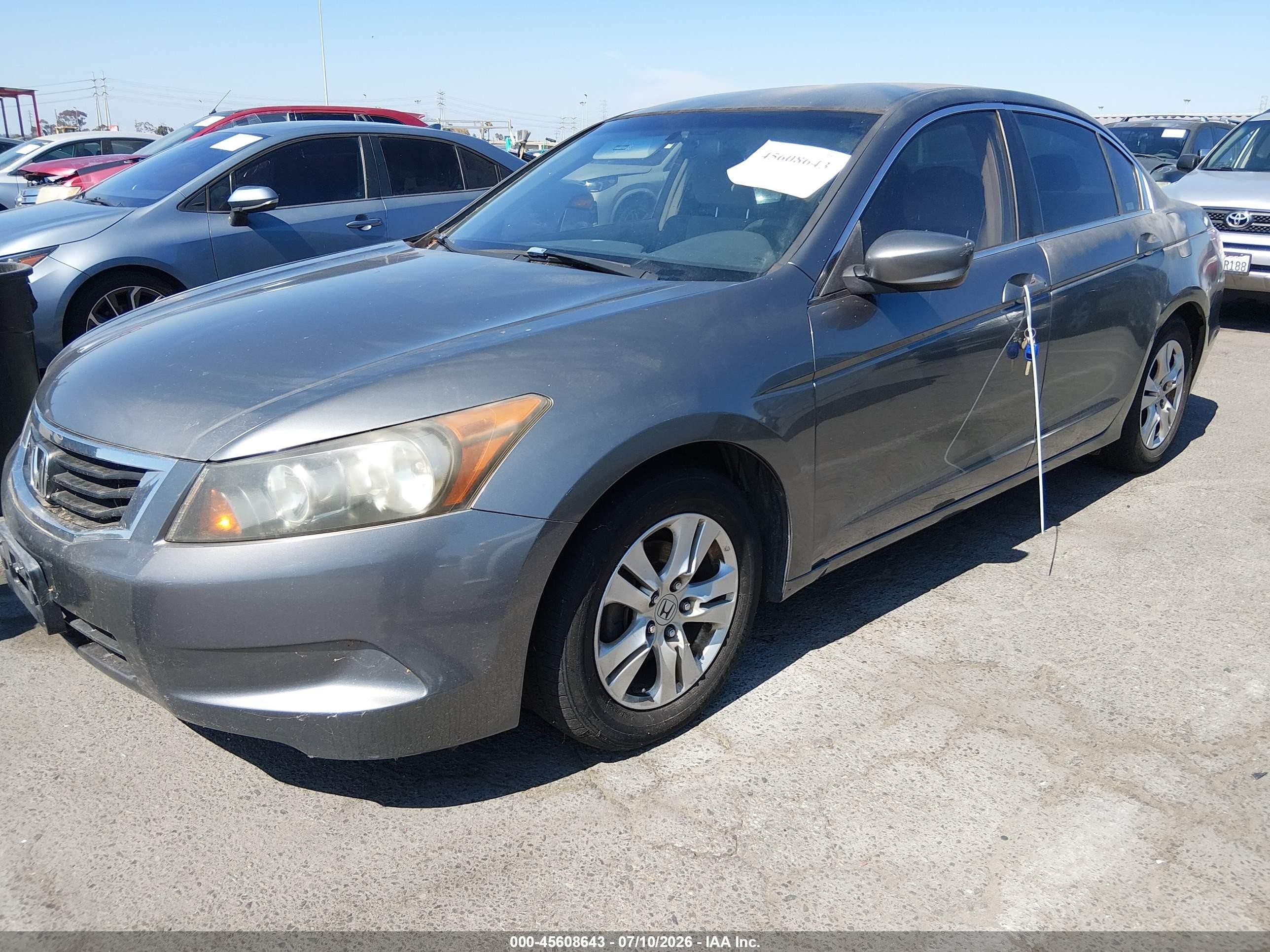 2008 Honda Accord 2.4 Lx-p Gray vin: JHMCP26418C068041