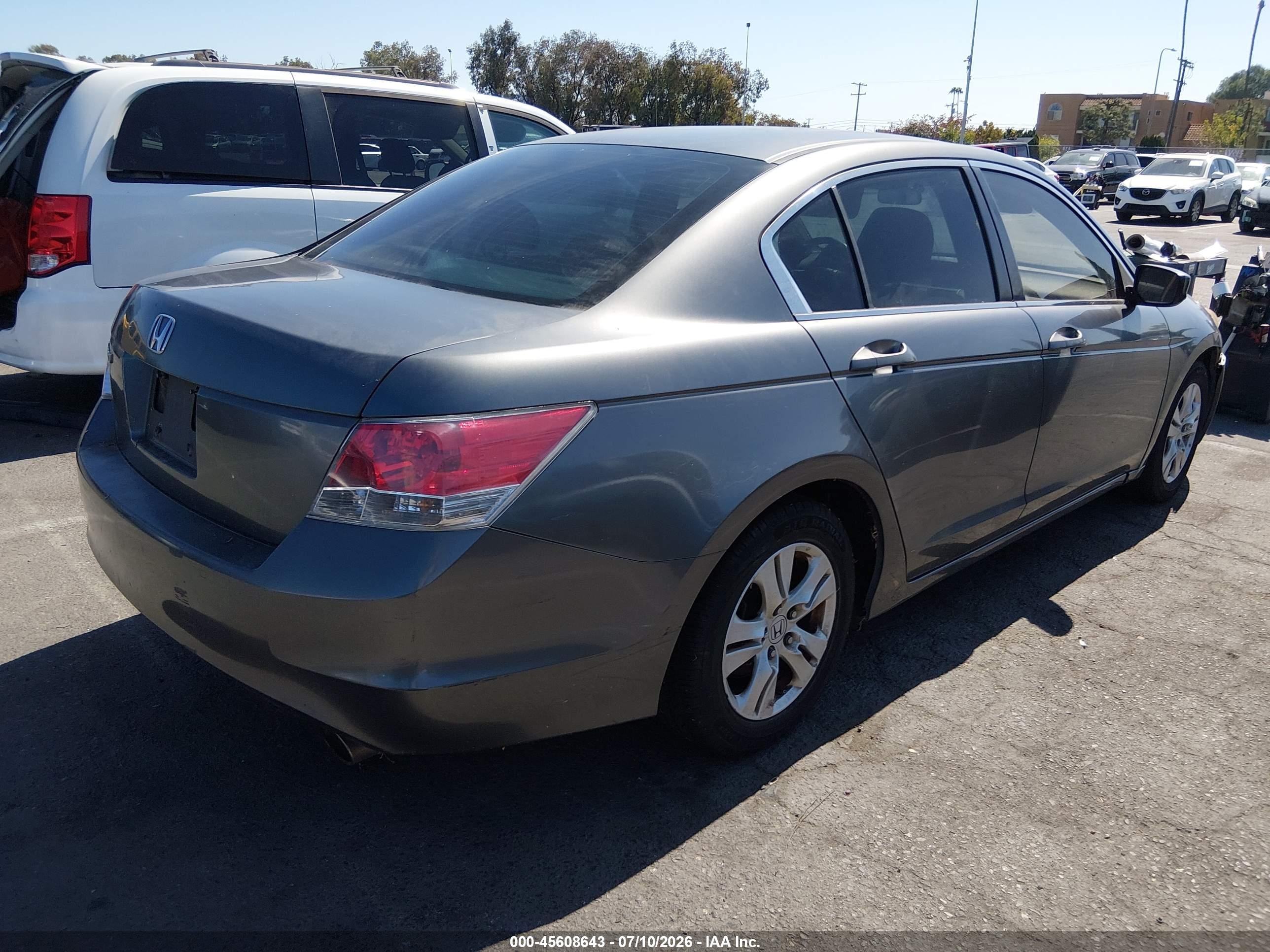 2008 Honda Accord 2.4 Lx-p Gray vin: JHMCP26418C068041