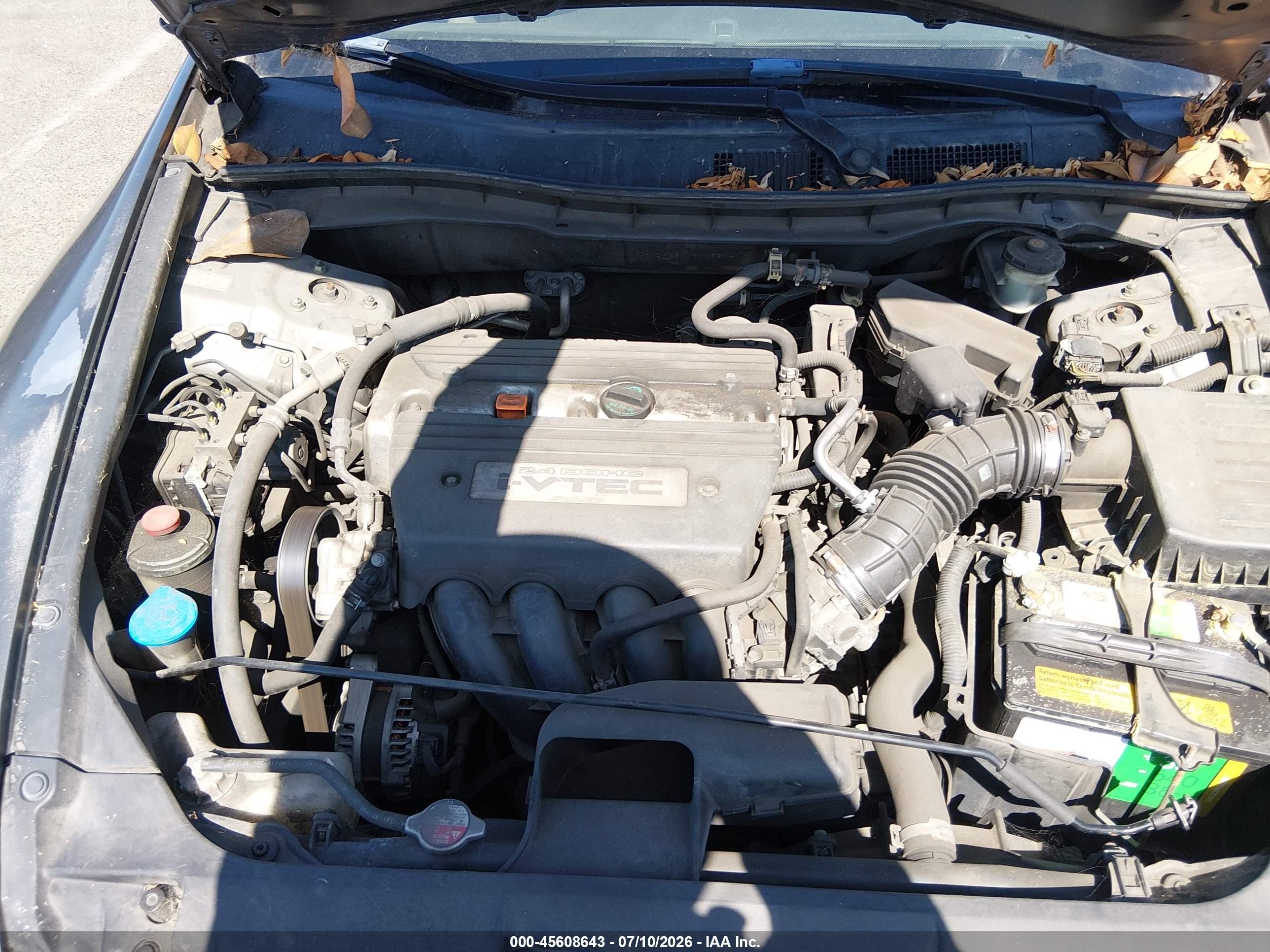 2008 Honda Accord 2.4 Lx-p Gray vin: JHMCP26418C068041