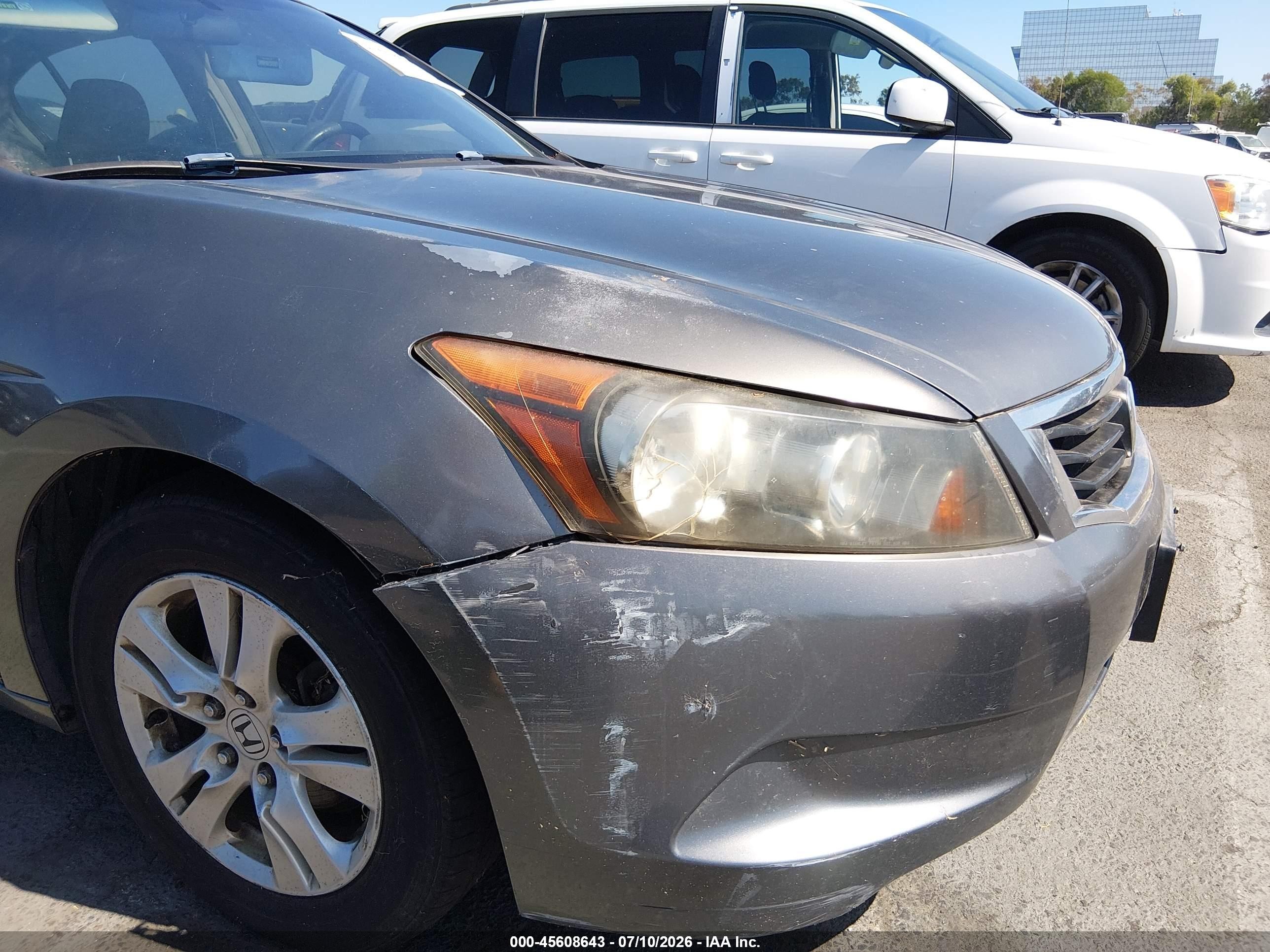 2008 Honda Accord 2.4 Lx-p Gray vin: JHMCP26418C068041