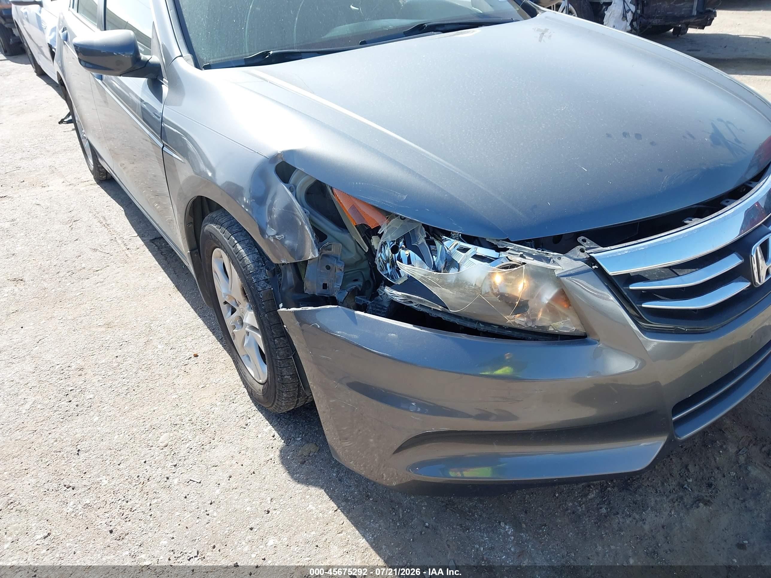 2008 Honda Accord 2.4 Lx-p Gray vin: JHMCP26428C000458