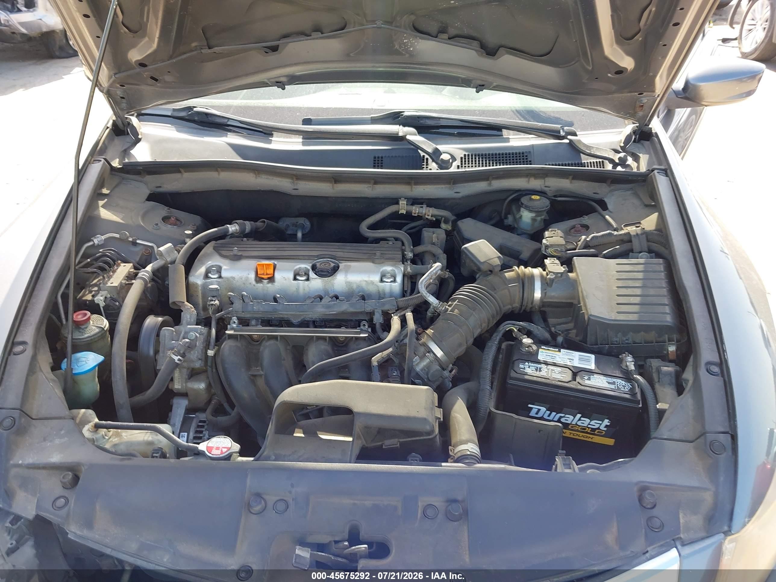 2008 Honda Accord 2.4 Lx-p Gray vin: JHMCP26428C000458