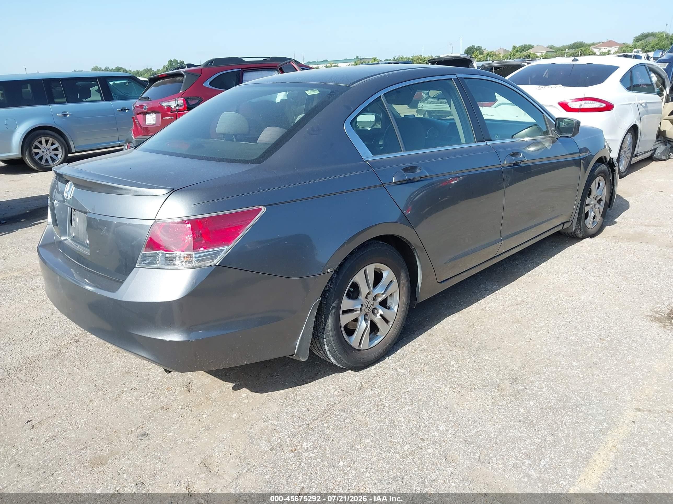 2008 Honda Accord 2.4 Lx-p Gray vin: JHMCP26428C000458