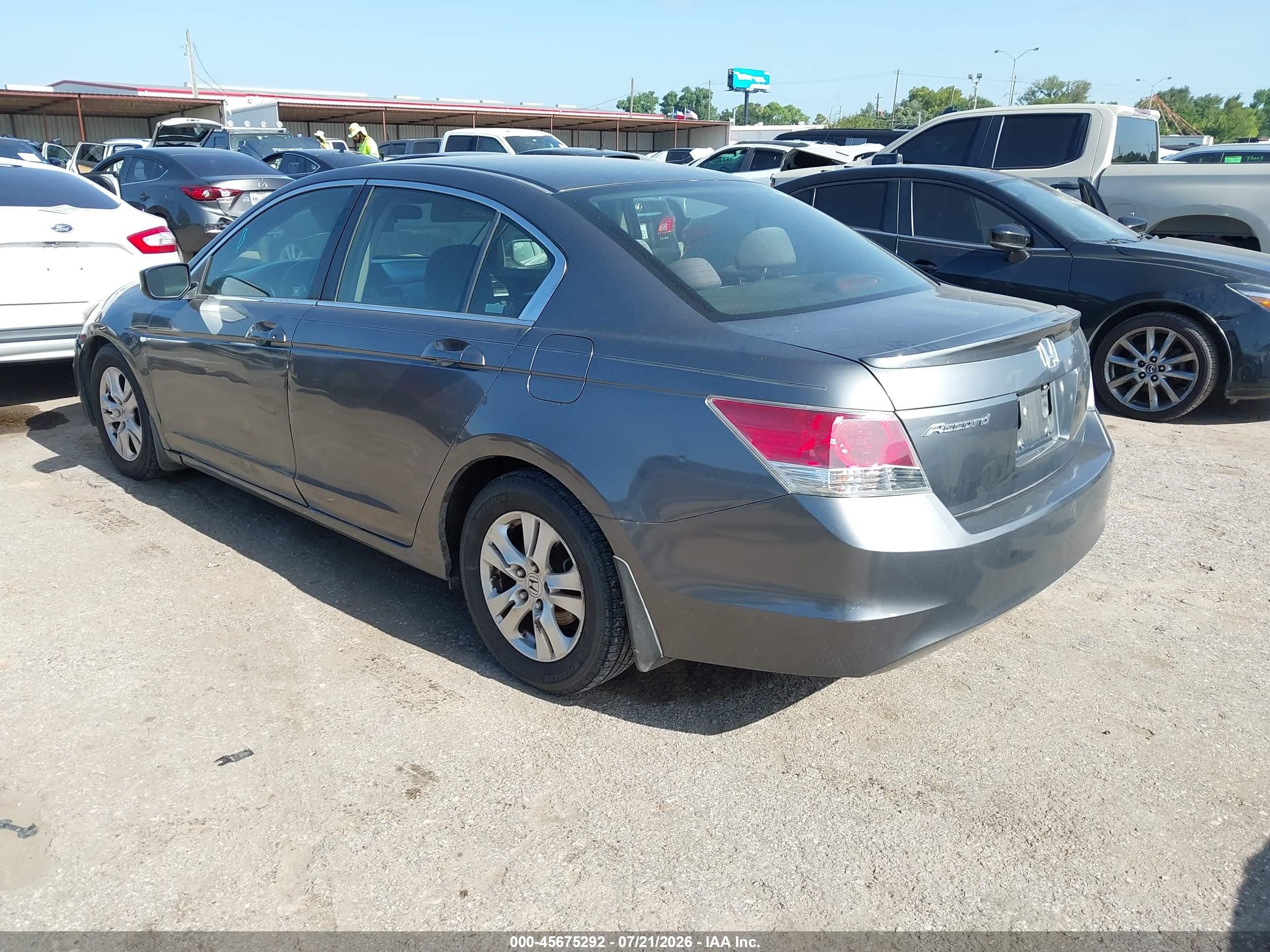 2008 Honda Accord 2.4 Lx-p Gray vin: JHMCP26428C000458