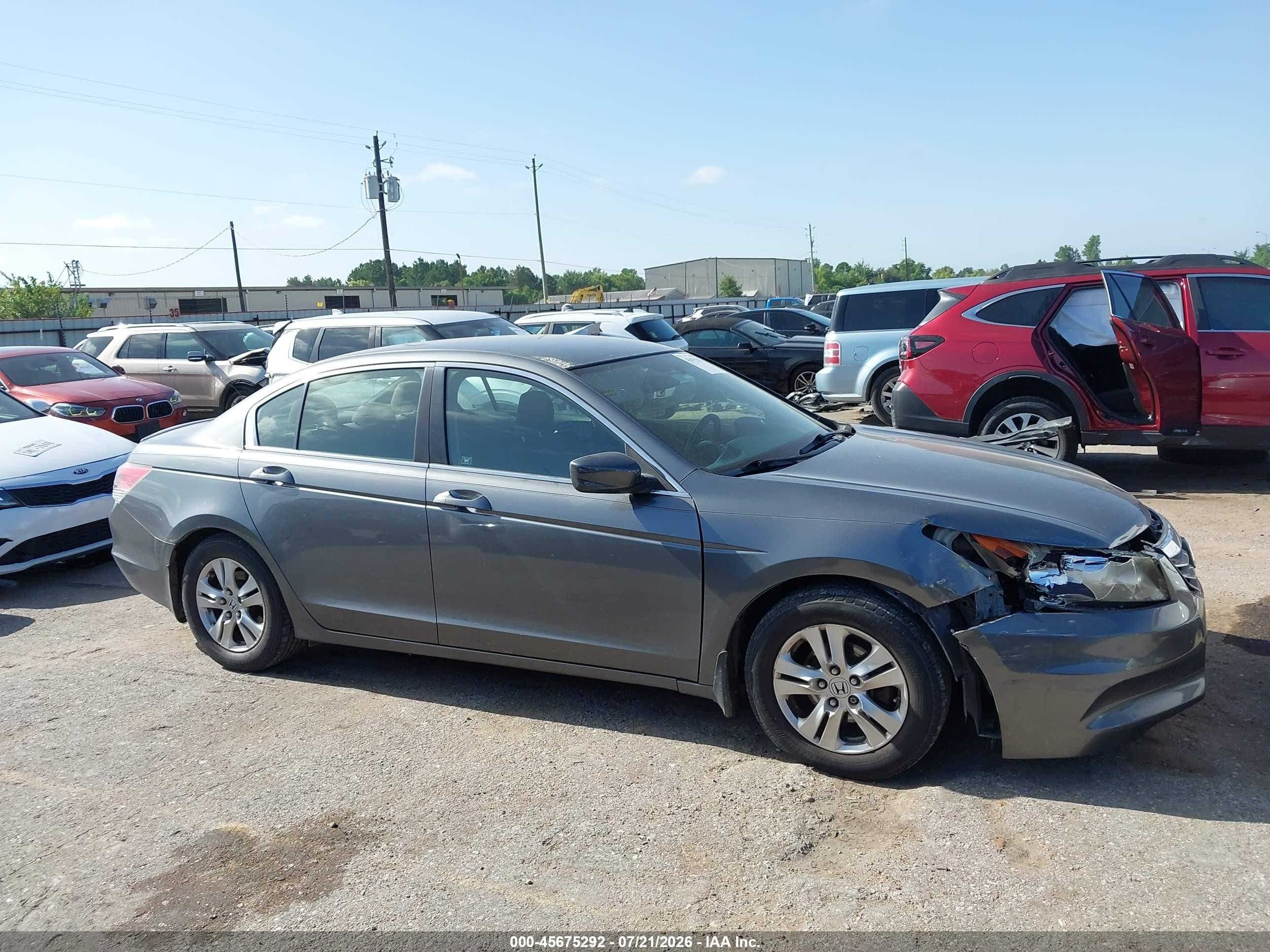 2008 Honda Accord 2.4 Lx-p Gray vin: JHMCP26428C000458