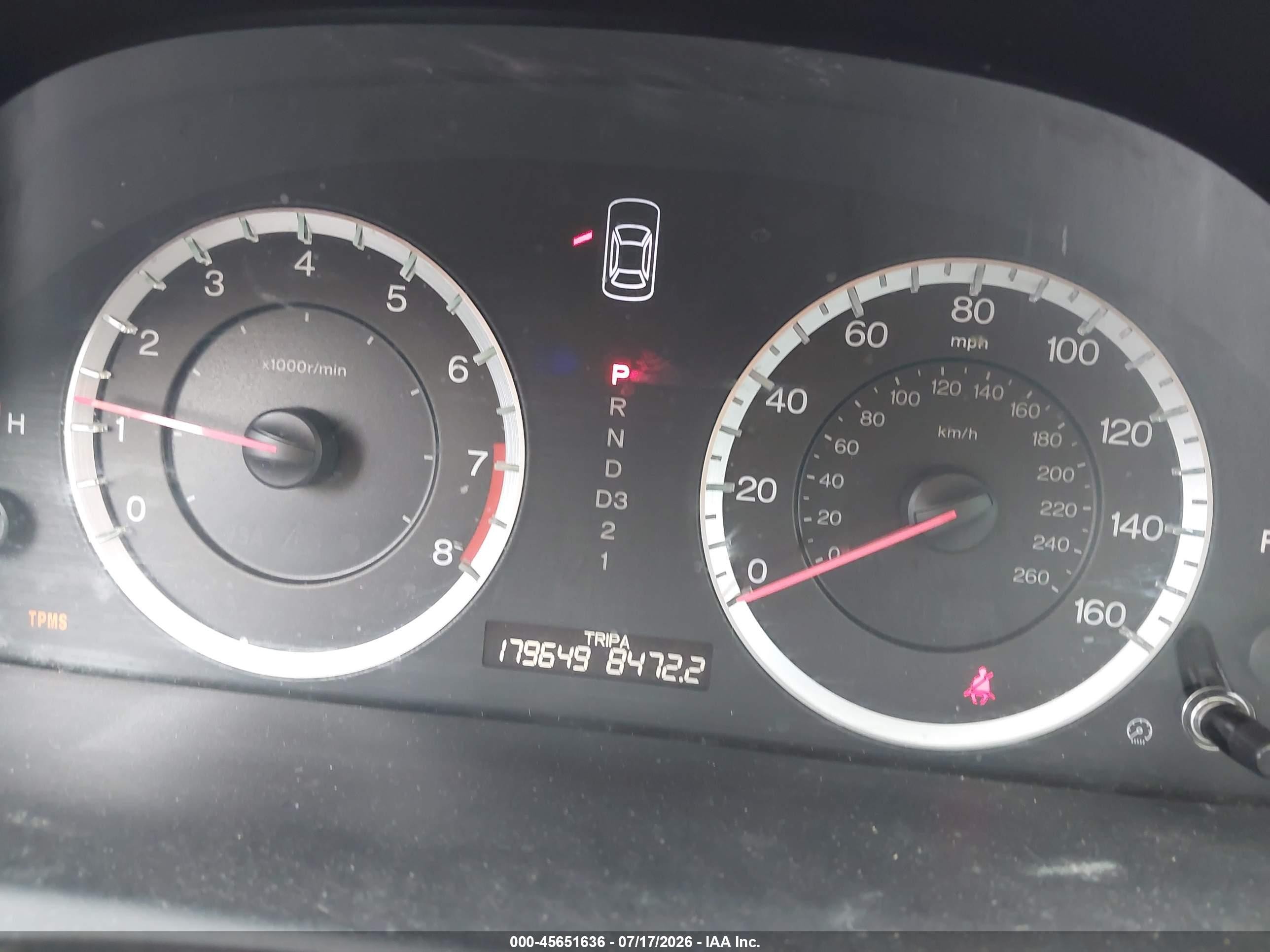 2008 Honda Accord 2.4 Lx-p Blue vin: JHMCP26428C019933