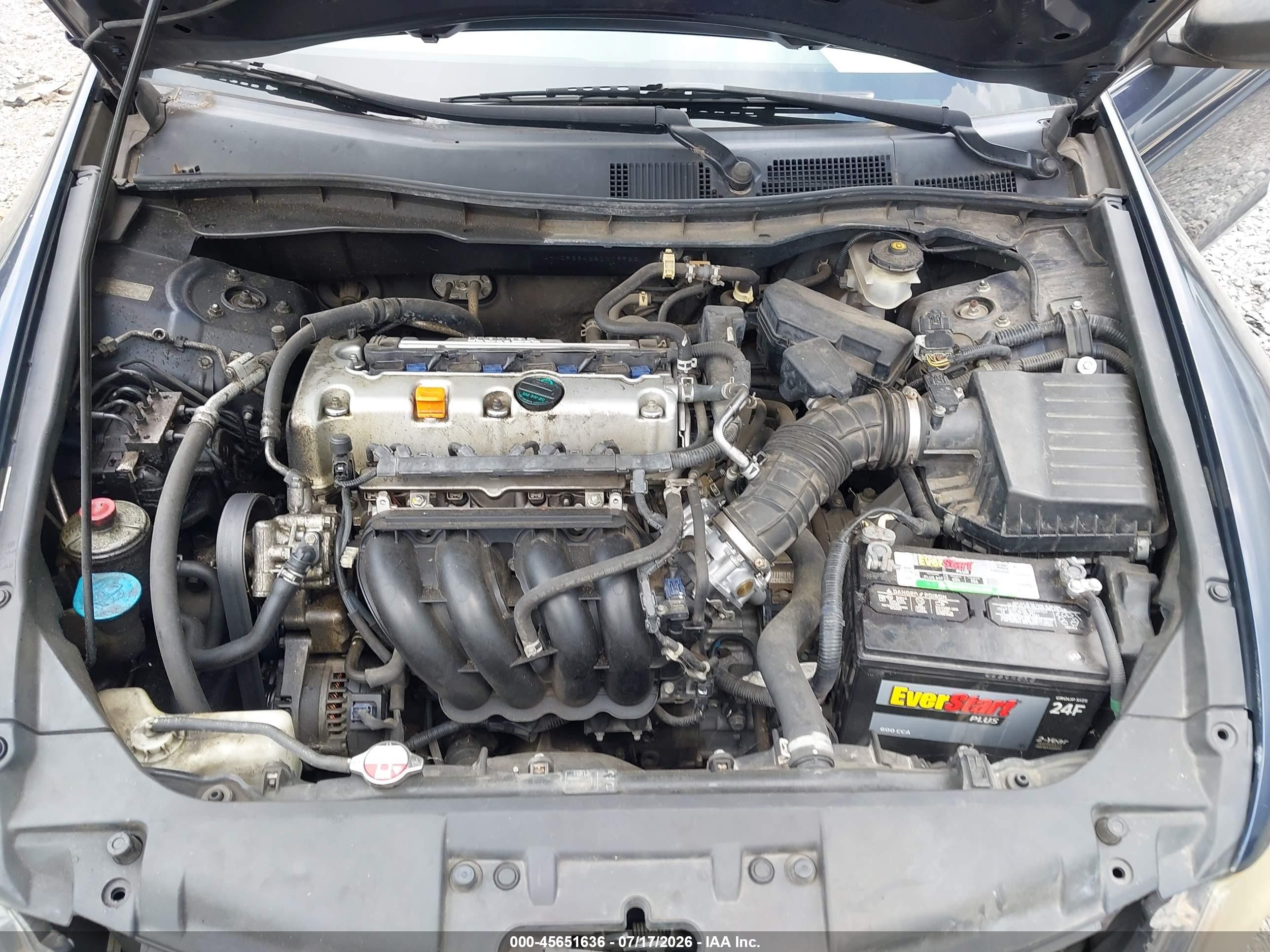 2008 Honda Accord 2.4 Lx-p Blue vin: JHMCP26428C019933