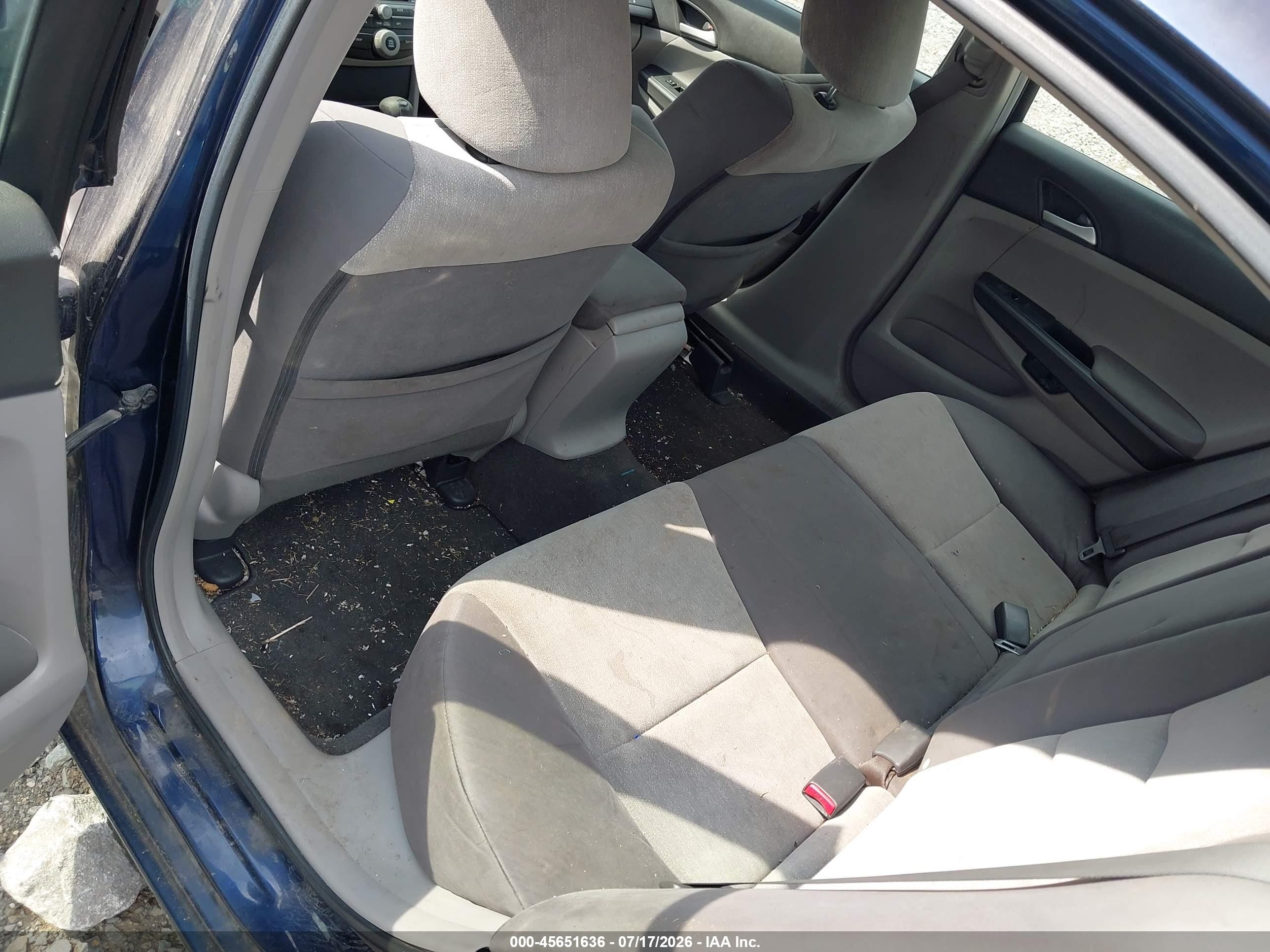 2008 Honda Accord 2.4 Lx-p Blue vin: JHMCP26428C019933