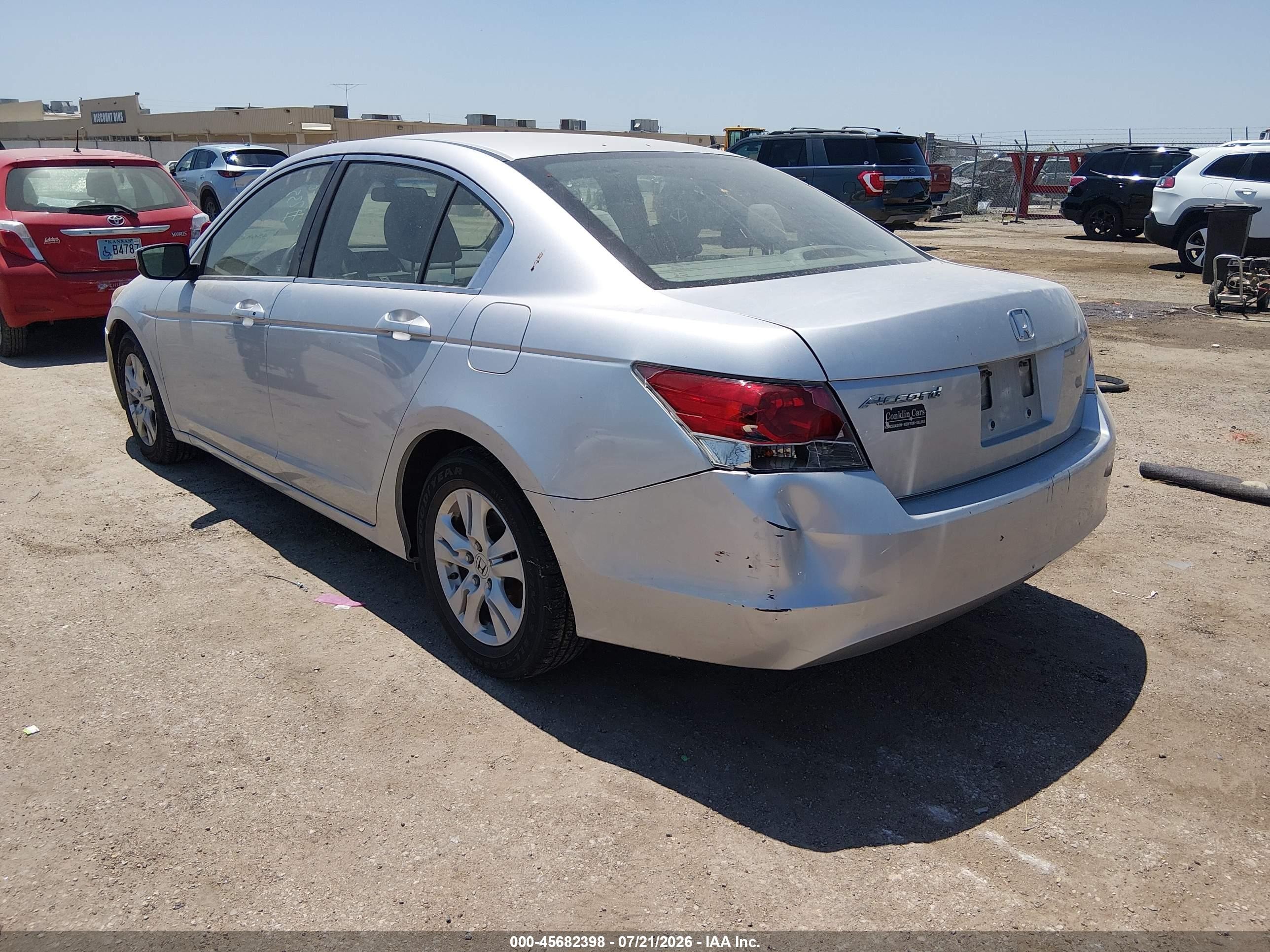 2008 Honda Accord 2.4 Lx-p Gray vin: JHMCP26428C034142