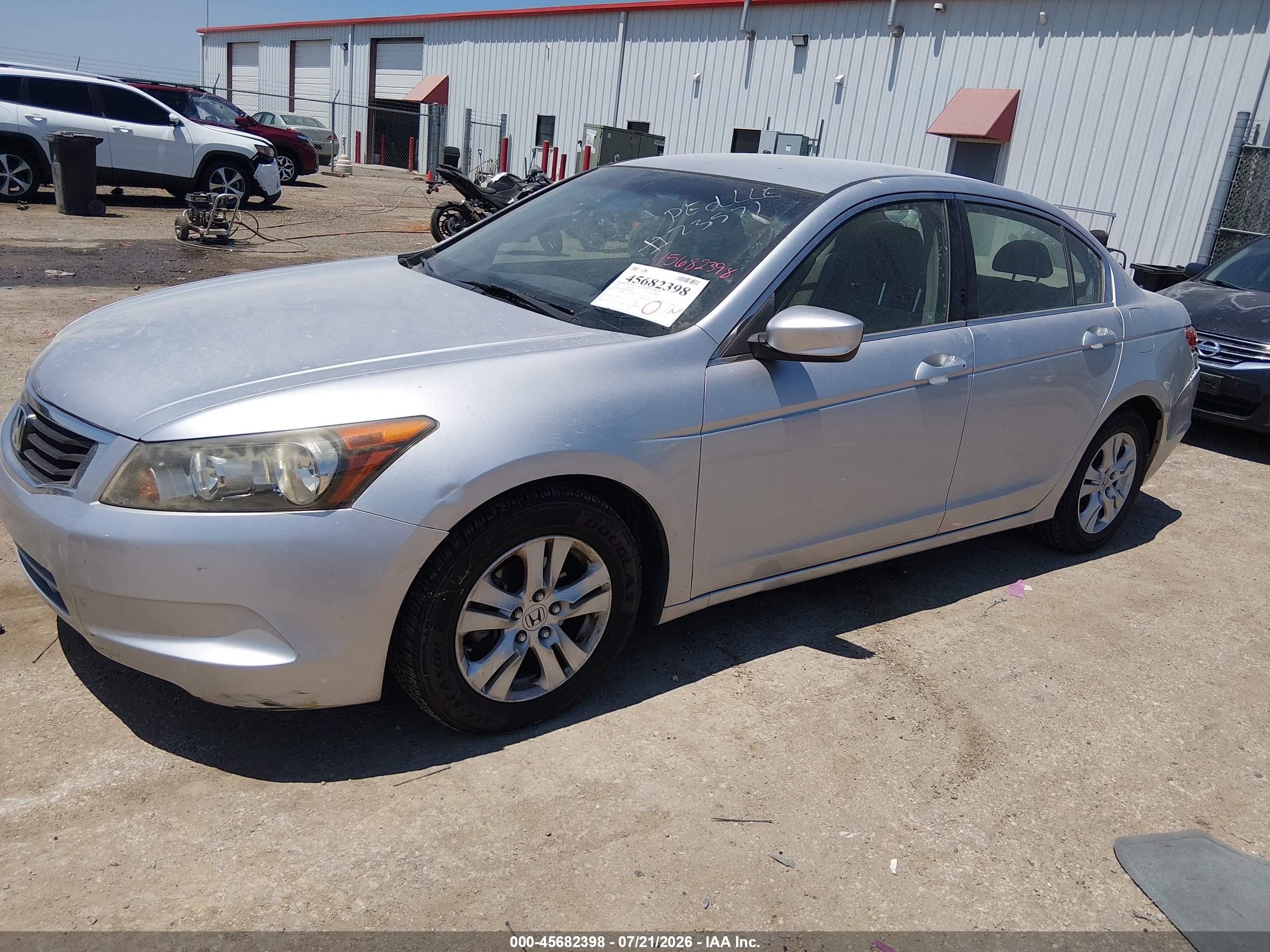 2008 Honda Accord 2.4 Lx-p Gray vin: JHMCP26428C034142