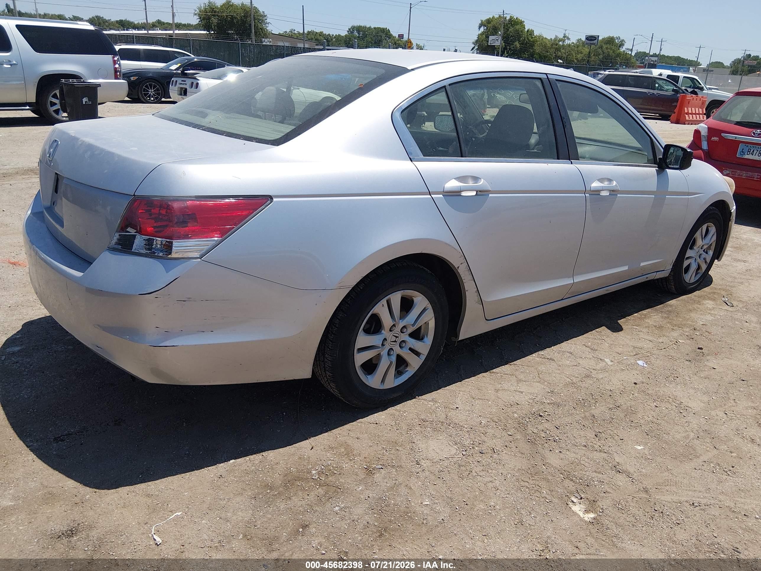 2008 Honda Accord 2.4 Lx-p Gray vin: JHMCP26428C034142