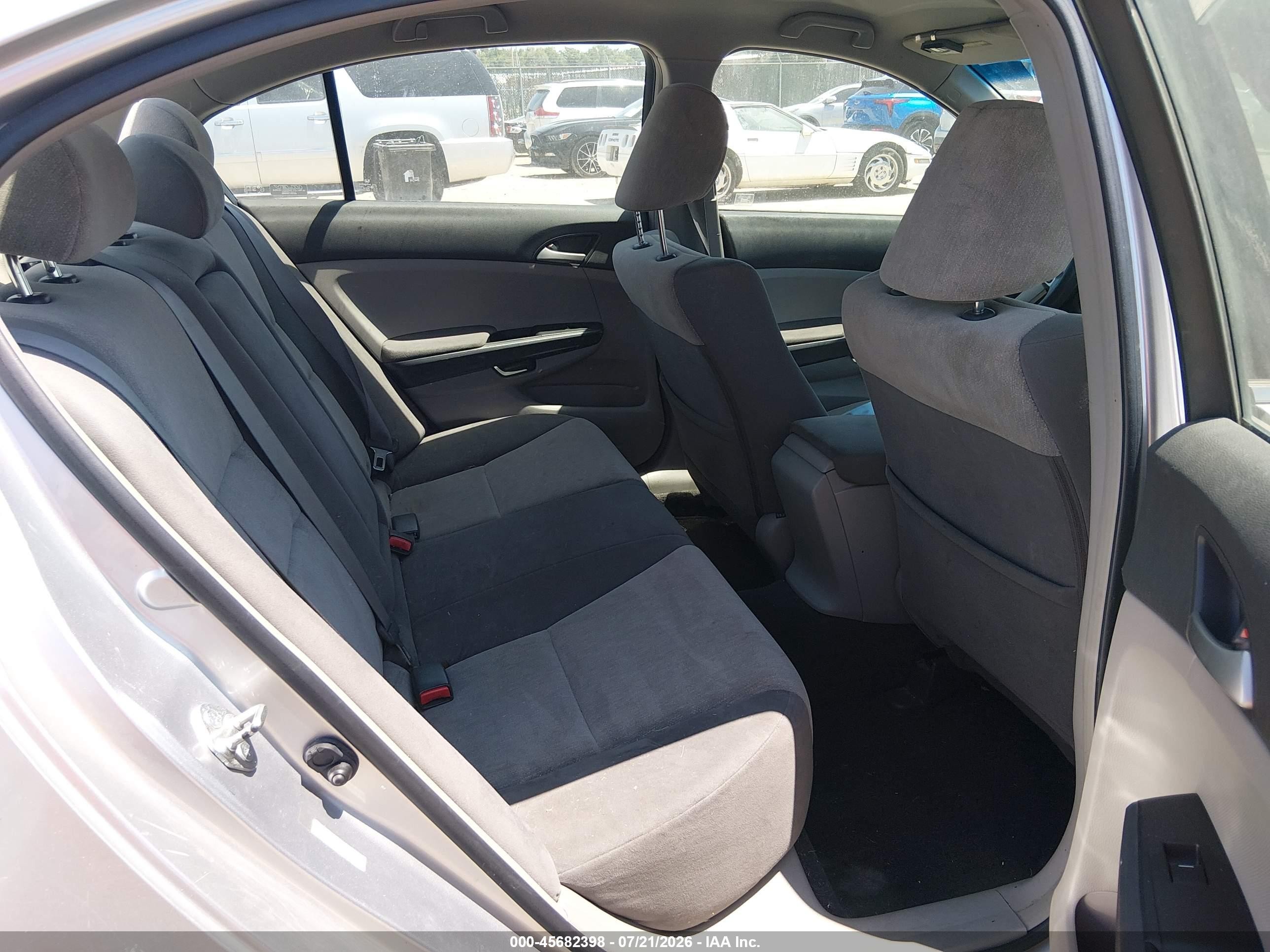 2008 Honda Accord 2.4 Lx-p Gray vin: JHMCP26428C034142