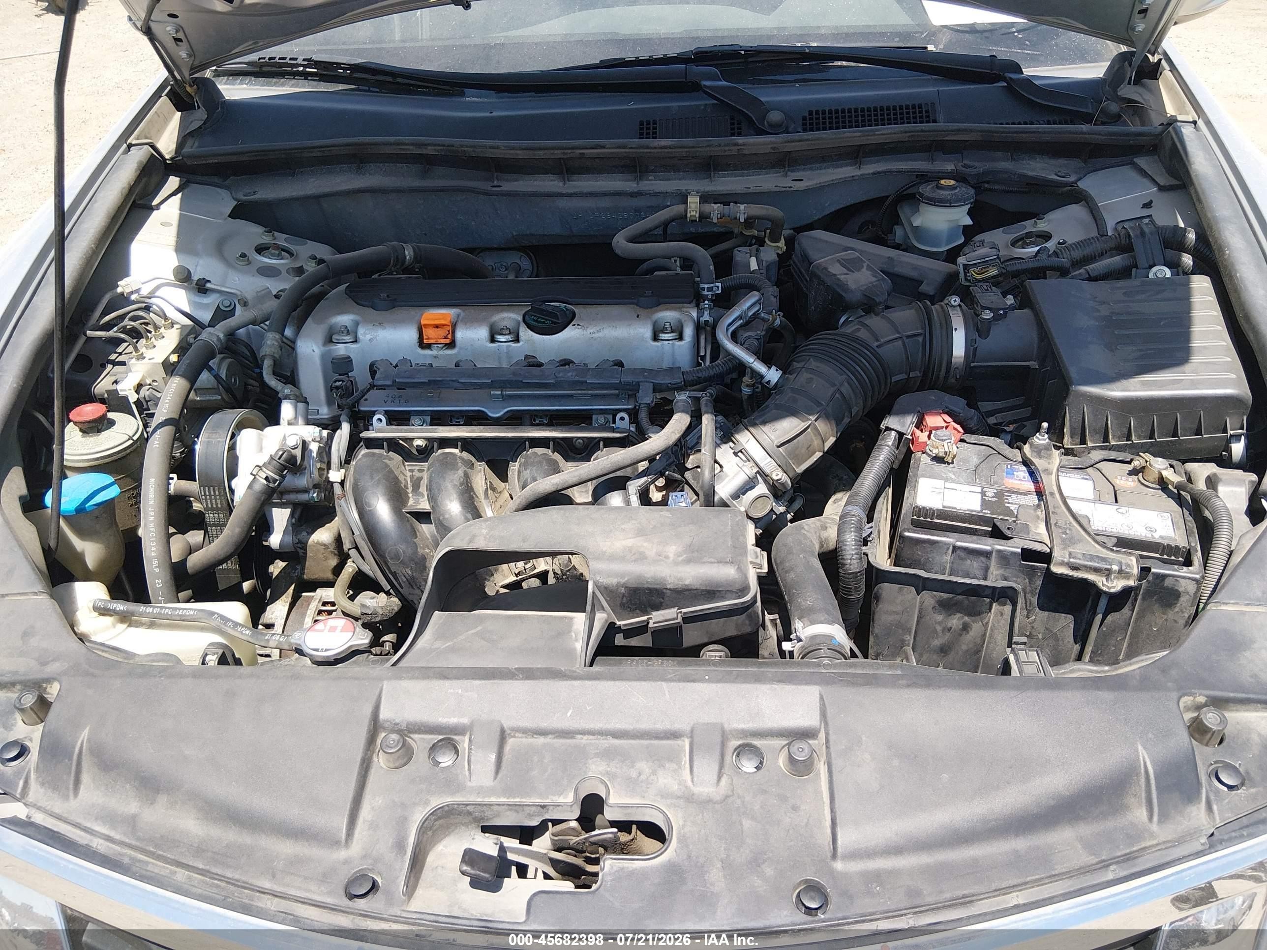 2008 Honda Accord 2.4 Lx-p Gray vin: JHMCP26428C034142