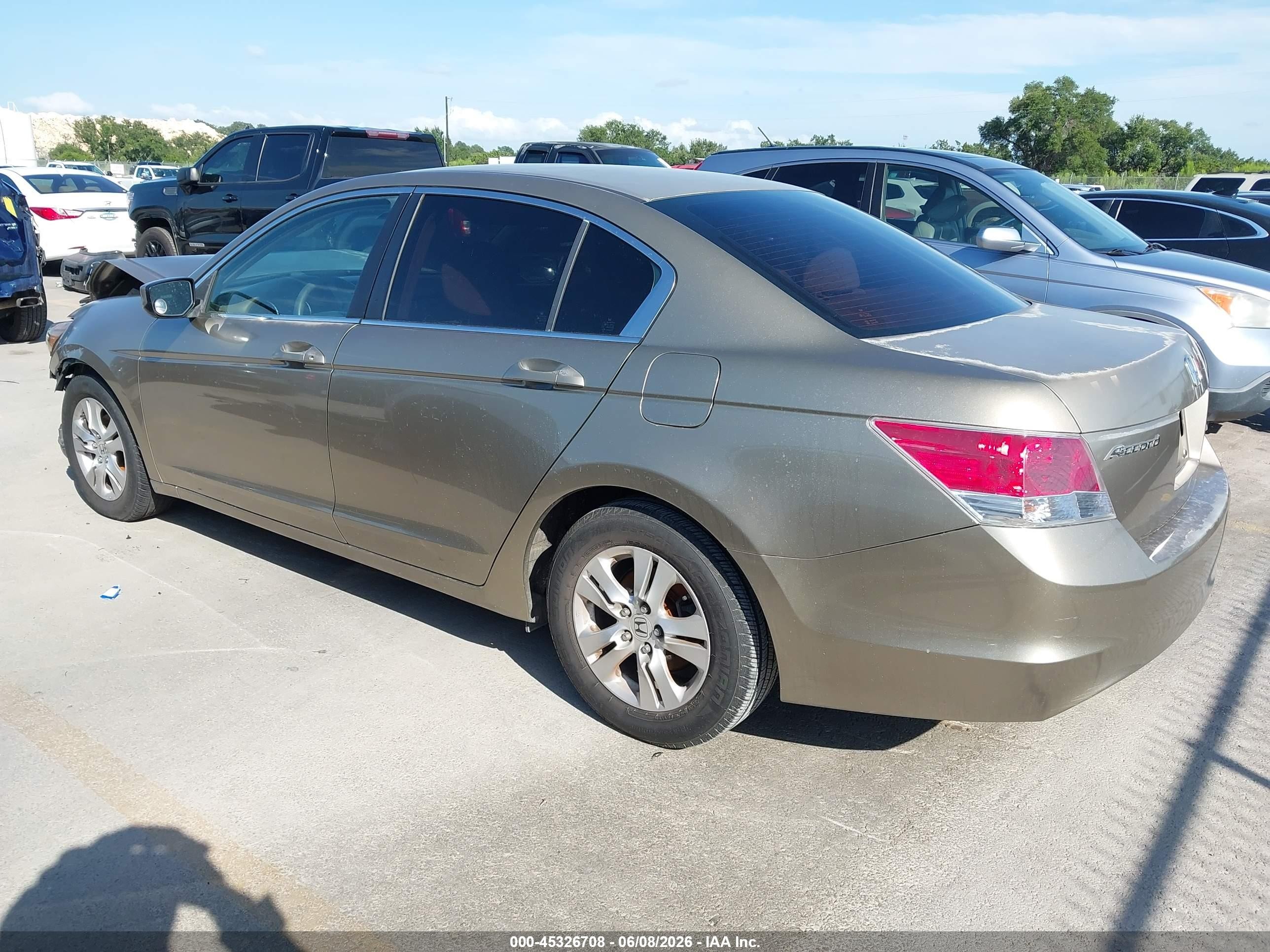 2008 Honda Accord 2.4 Lx-p Gold vin: JHMCP26428C062376