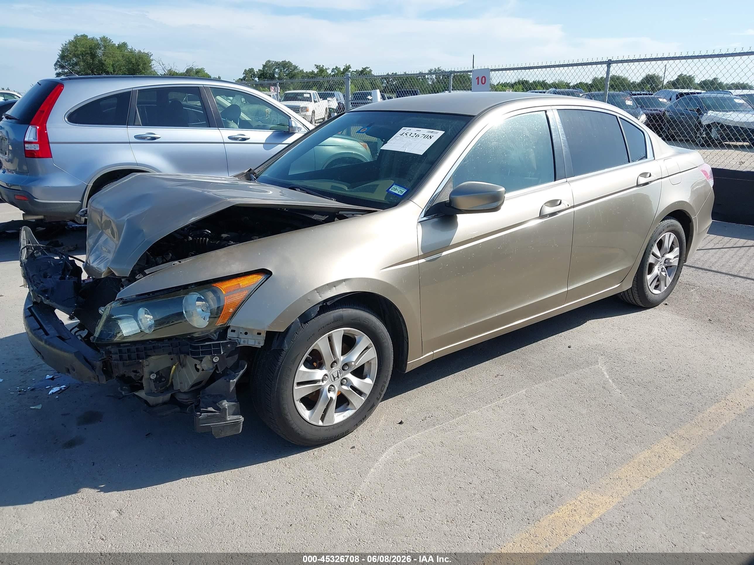 2008 Honda Accord 2.4 Lx-p Gold vin: JHMCP26428C062376