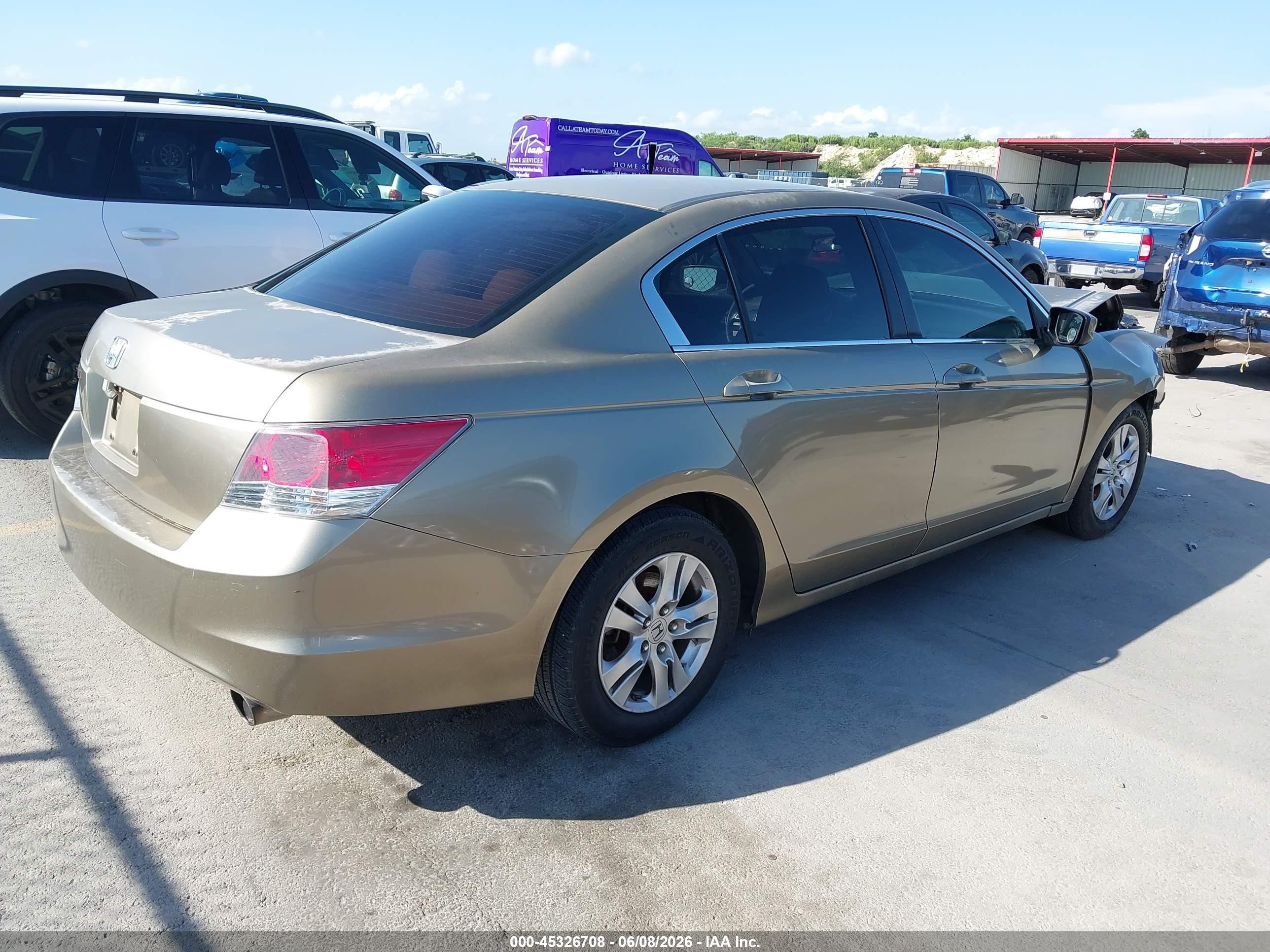 2008 Honda Accord 2.4 Lx-p Gold vin: JHMCP26428C062376