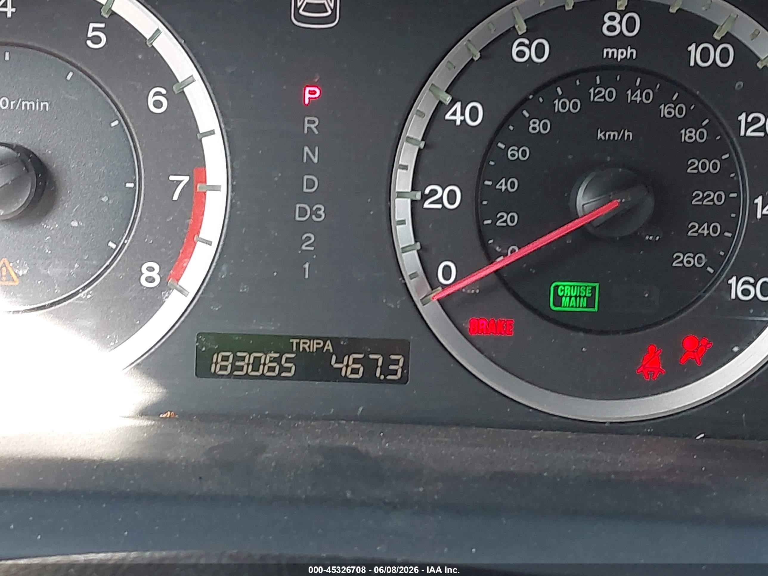 2008 Honda Accord 2.4 Lx-p Gold vin: JHMCP26428C062376