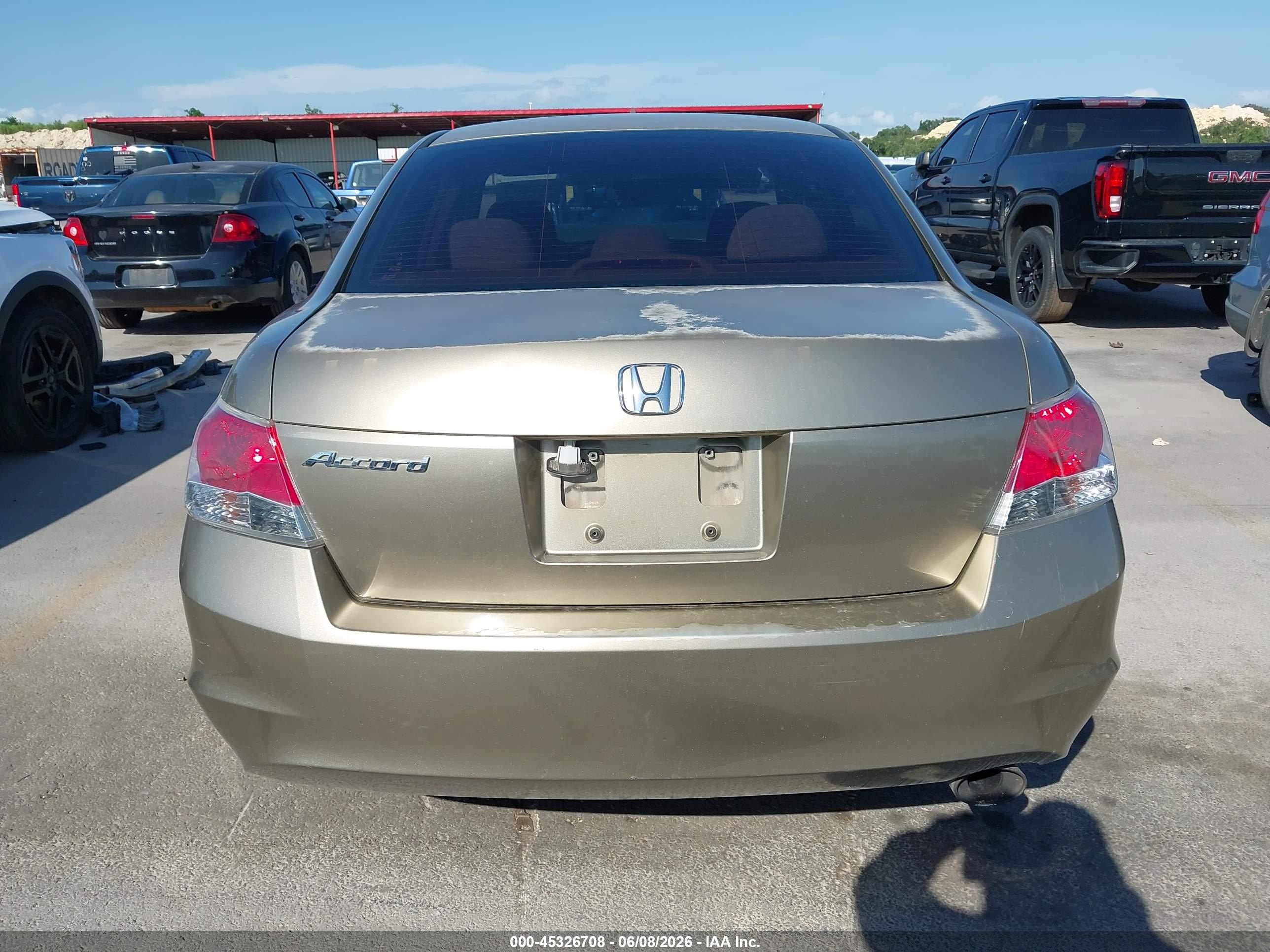 2008 Honda Accord 2.4 Lx-p Gold vin: JHMCP26428C062376