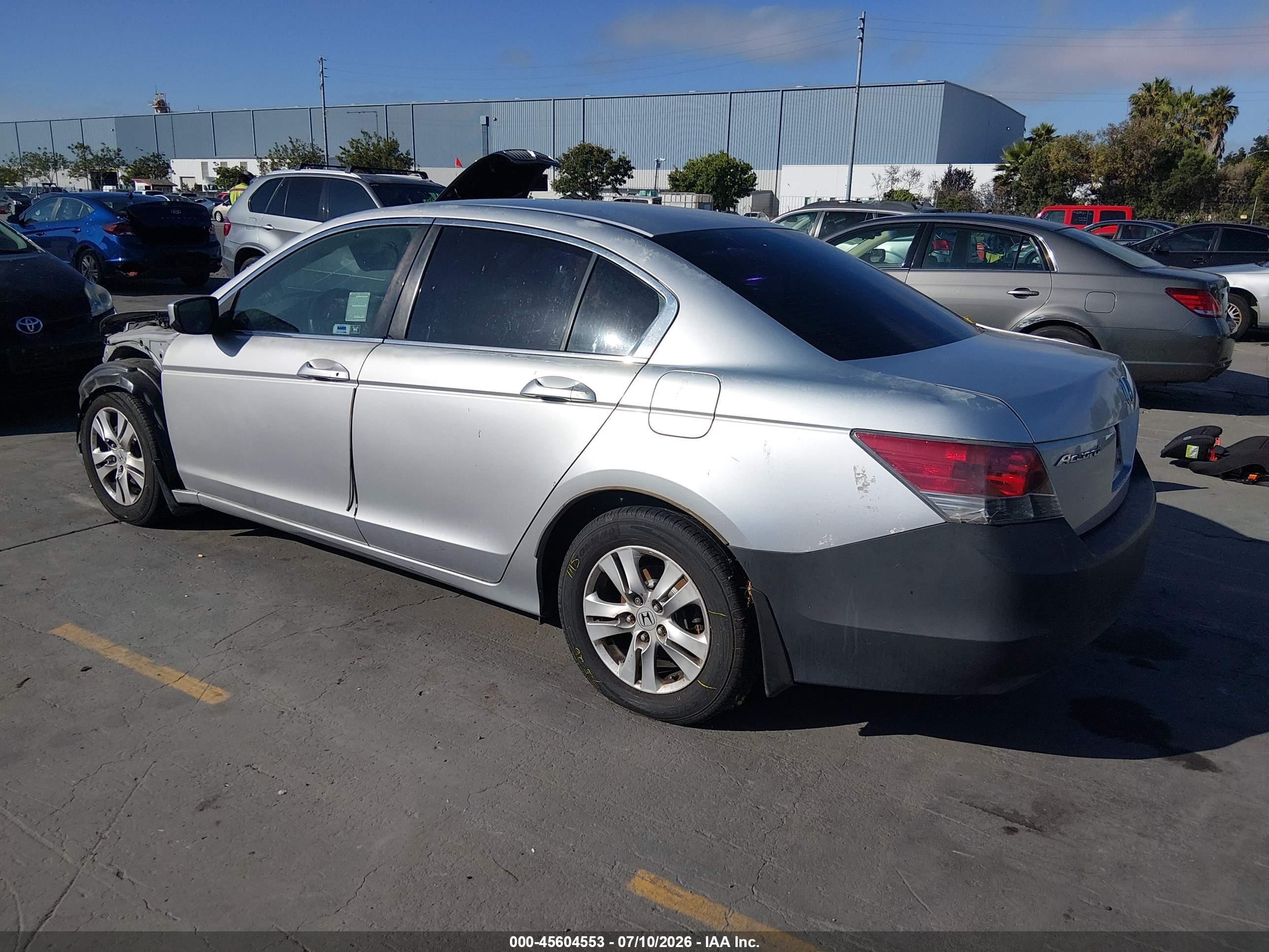 2009 Honda Accord 2.4 Lx-p Silver vin: JHMCP26429C013602