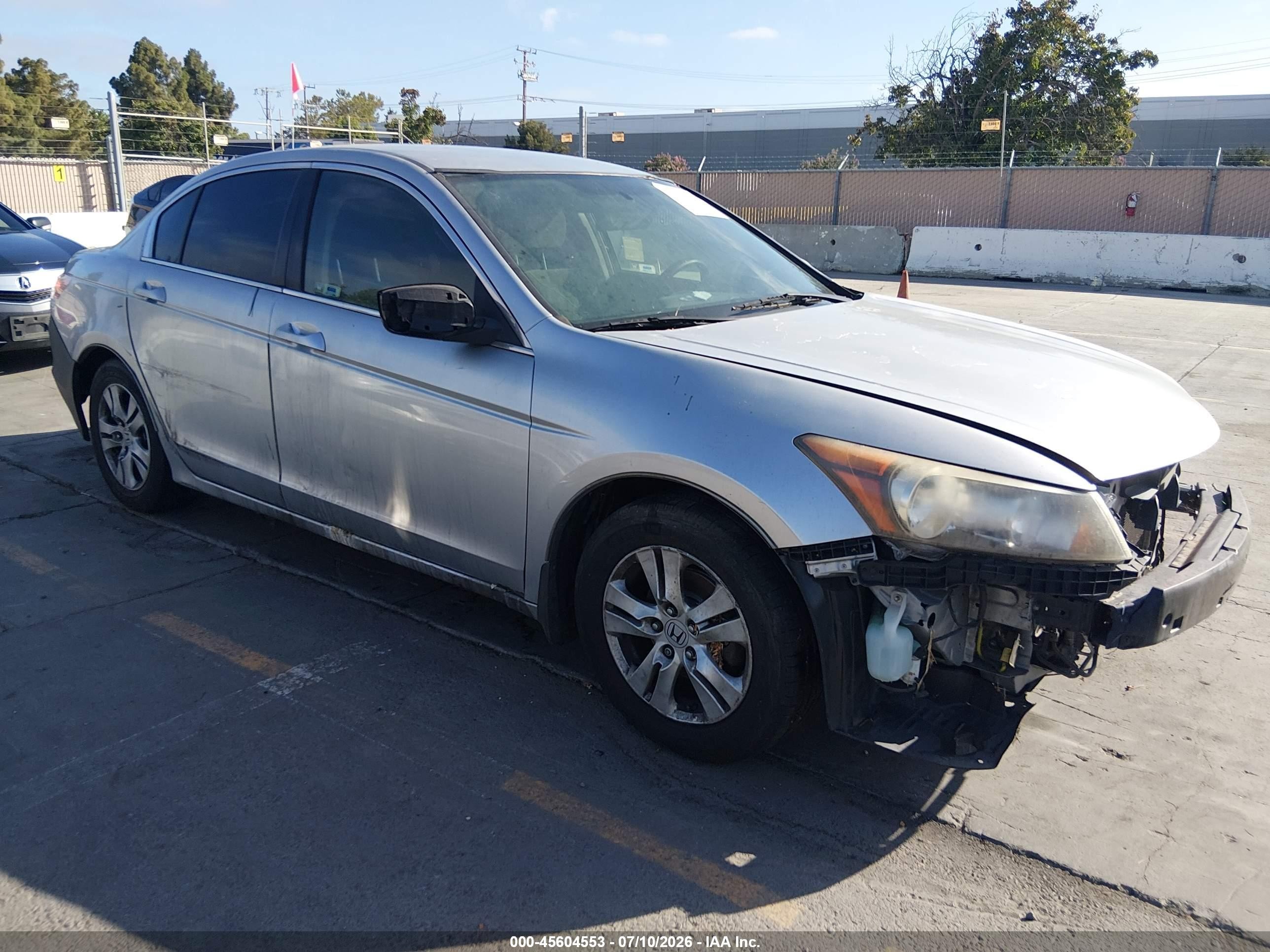 2009 Honda Accord 2.4 Lx-p Silver vin: JHMCP26429C013602