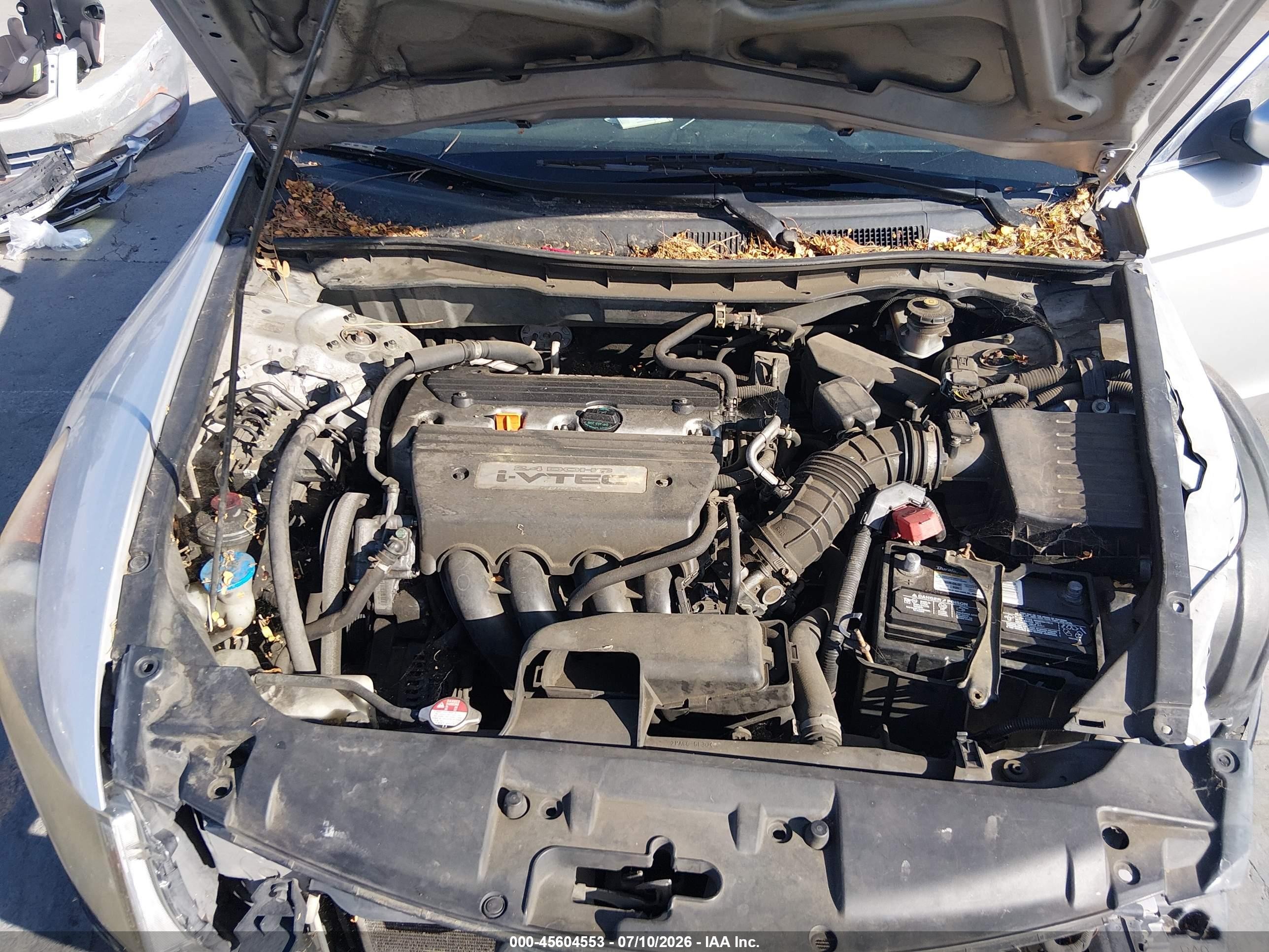 2009 Honda Accord 2.4 Lx-p Silver vin: JHMCP26429C013602