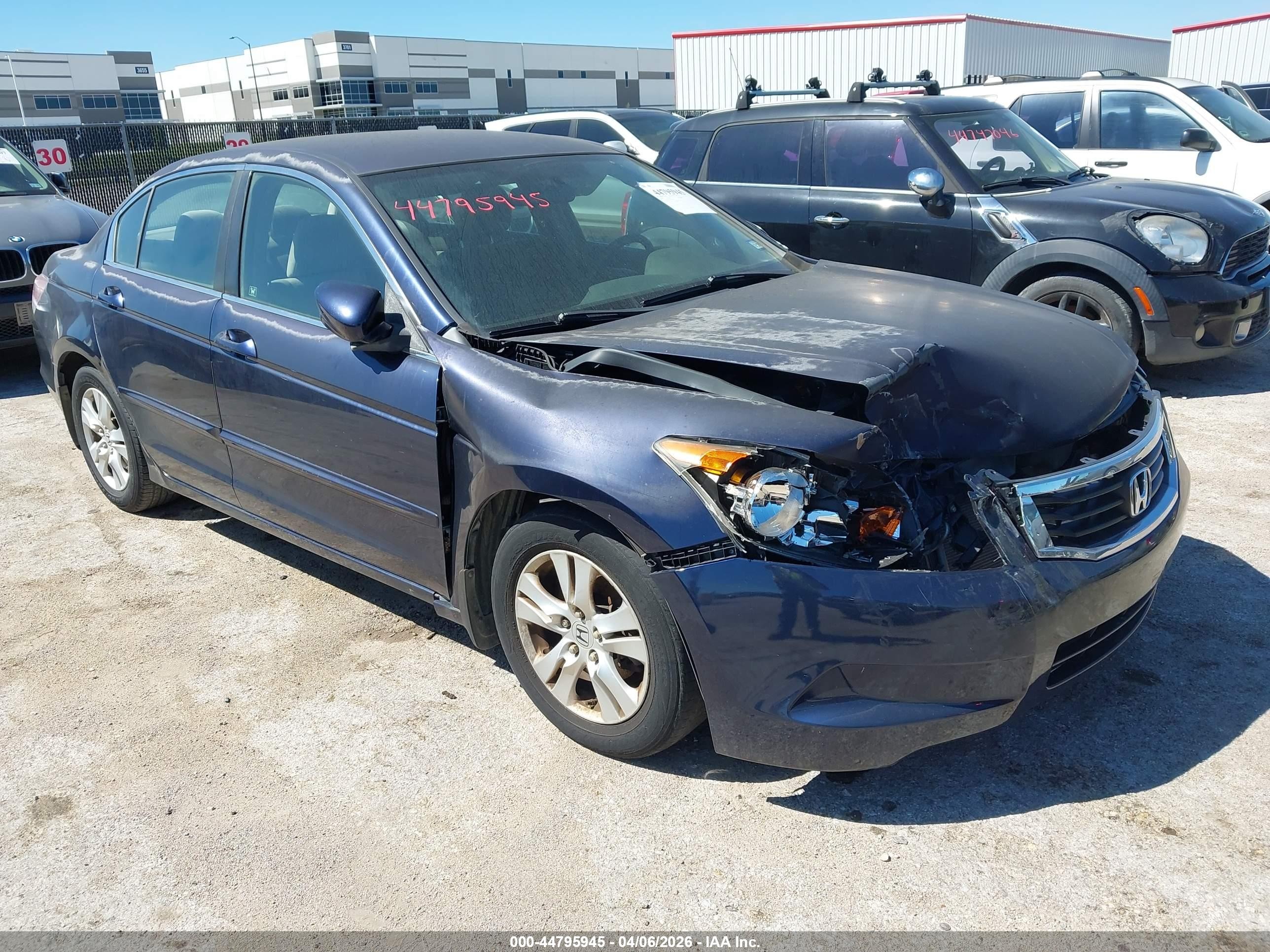 2008 Honda Accord 2.4 Lx-p Blue vin: JHMCP26438C029547