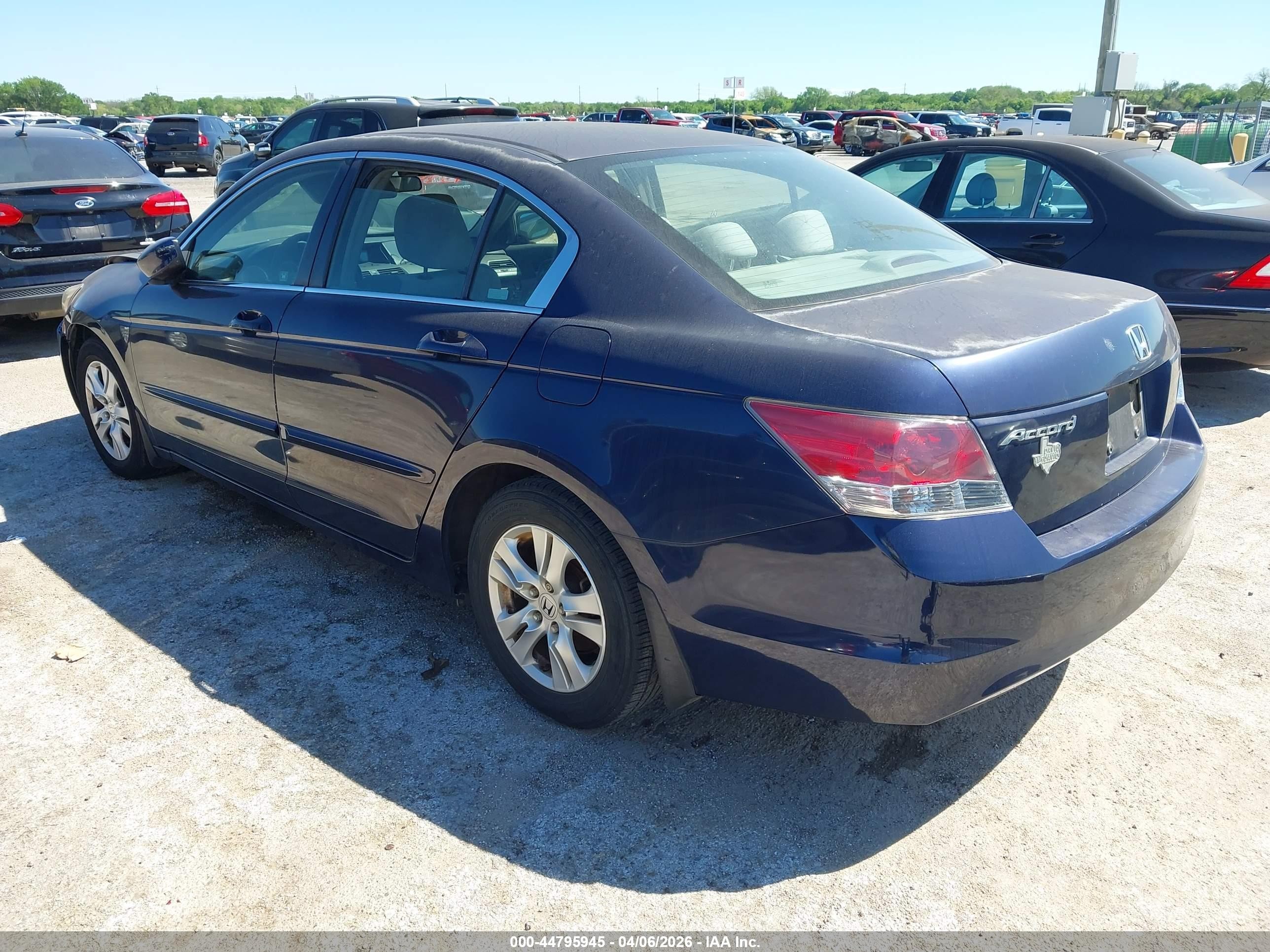 2008 Honda Accord 2.4 Lx-p Blue vin: JHMCP26438C029547