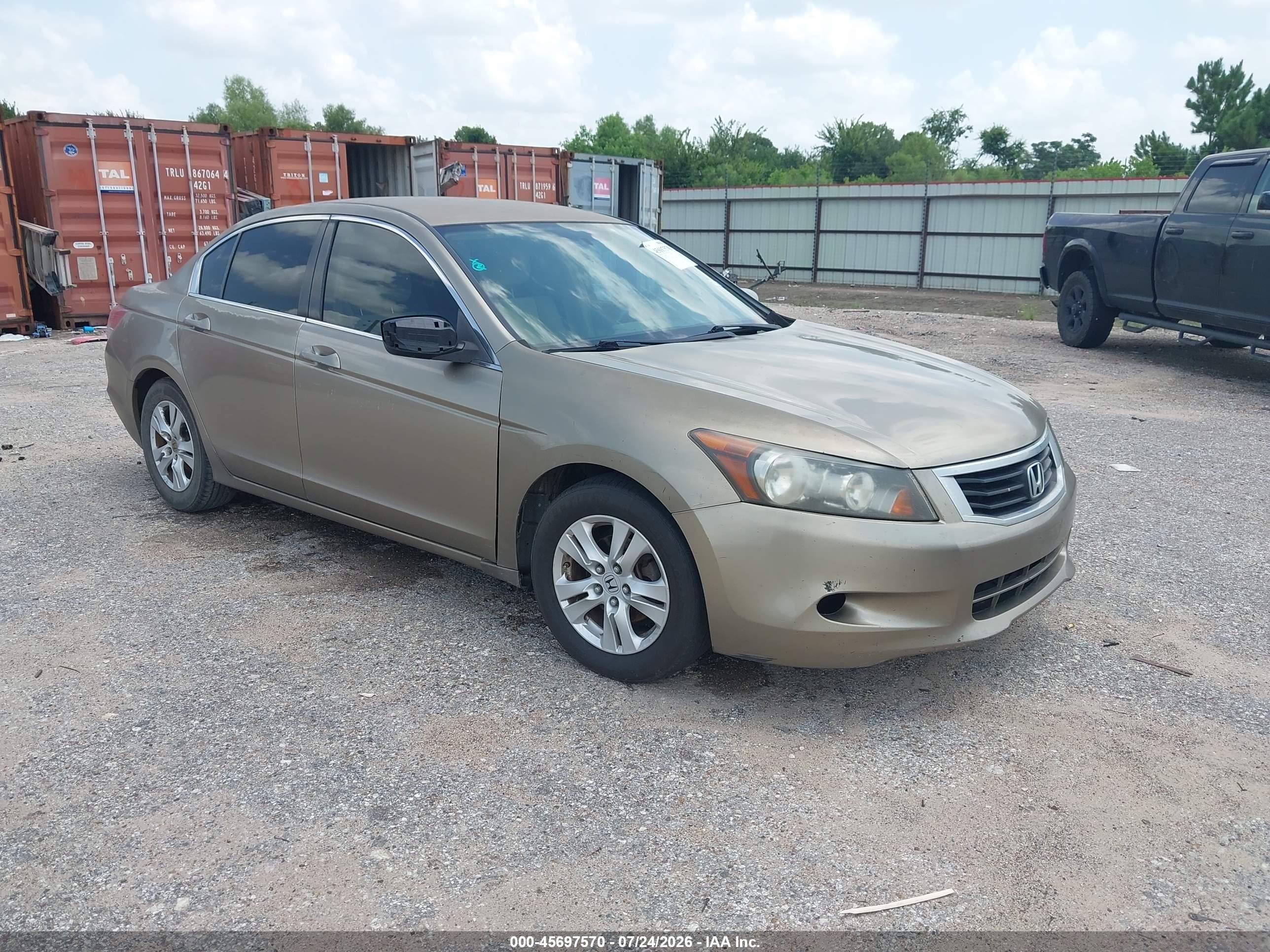 2008 Honda Accord 2.4 Lx-p Gold vin: JHMCP26438C049166