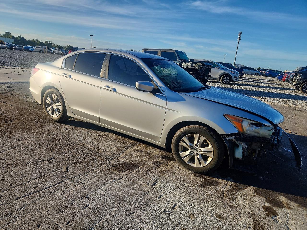 2008 Honda Accord Lxp Silver vin: JHMCP26448C005645