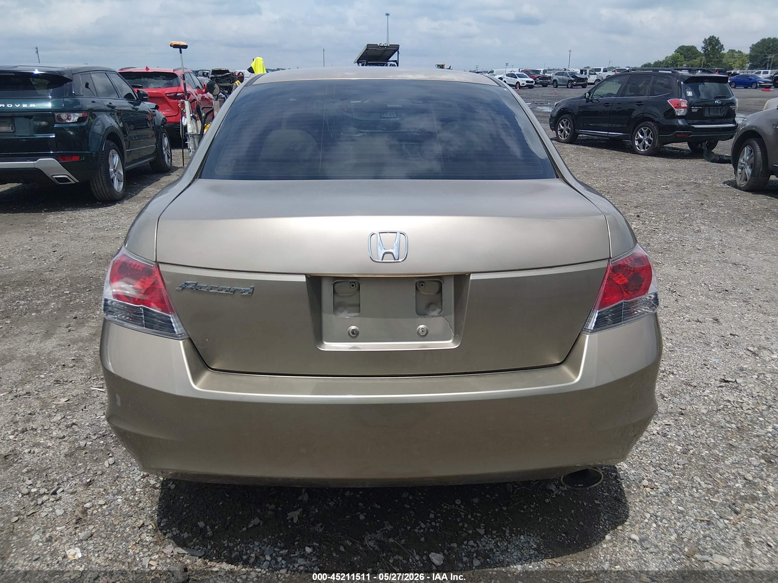 2008 Honda Accord 2.4 Lx-p Gold vin: JHMCP26448C006178