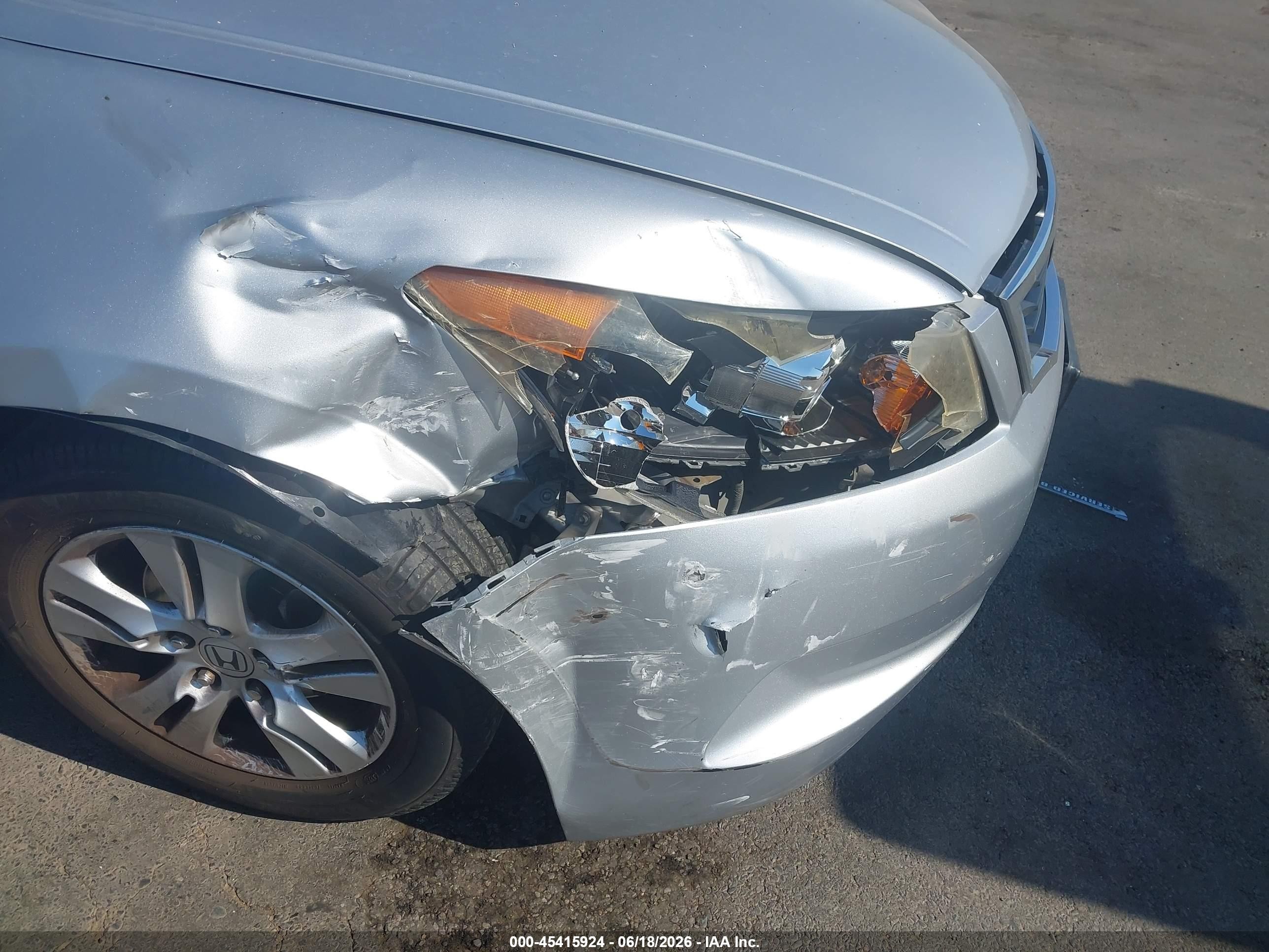 2008 Honda Accord 2.4 Lx-p Silver vin: JHMCP26448C020436