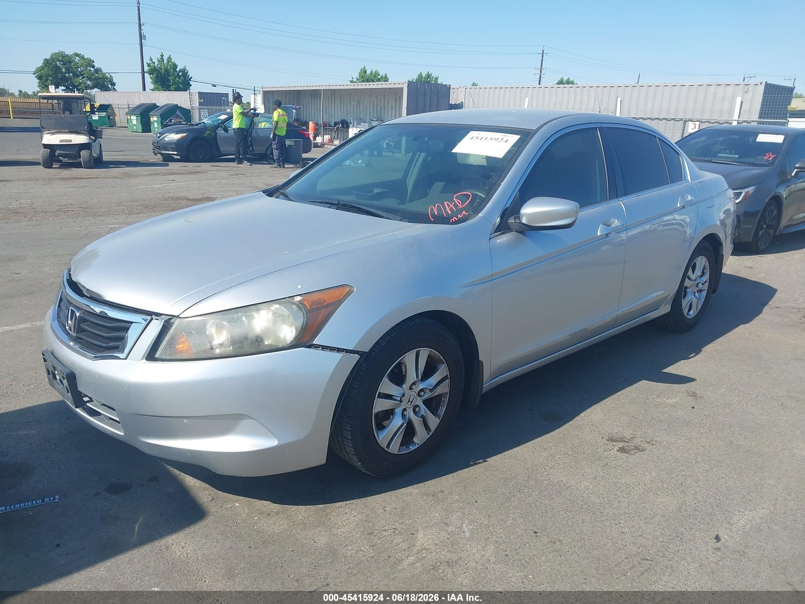 2008 Honda Accord 2.4 Lx-p Silver vin: JHMCP26448C020436