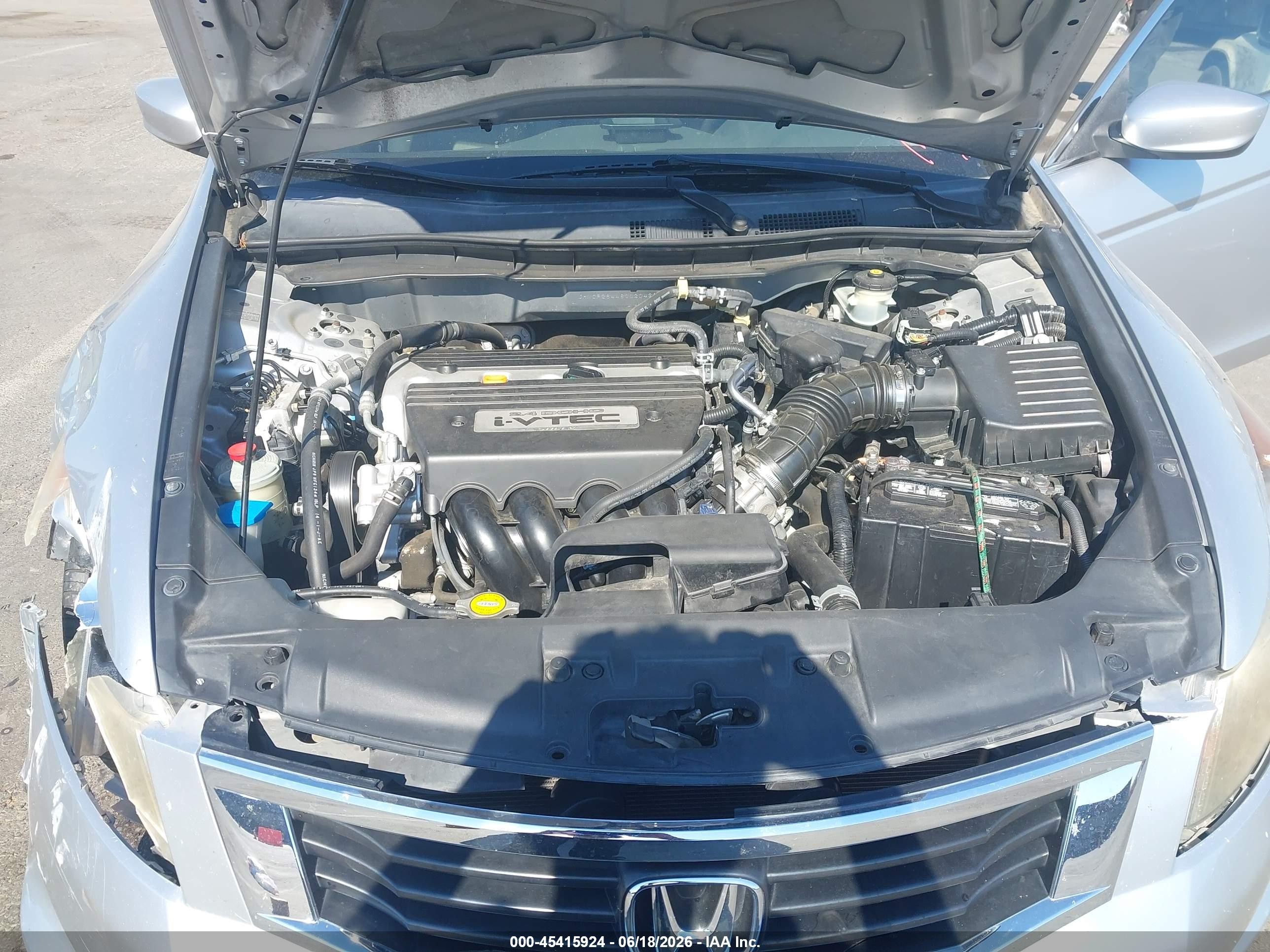 2008 Honda Accord 2.4 Lx-p Silver vin: JHMCP26448C020436