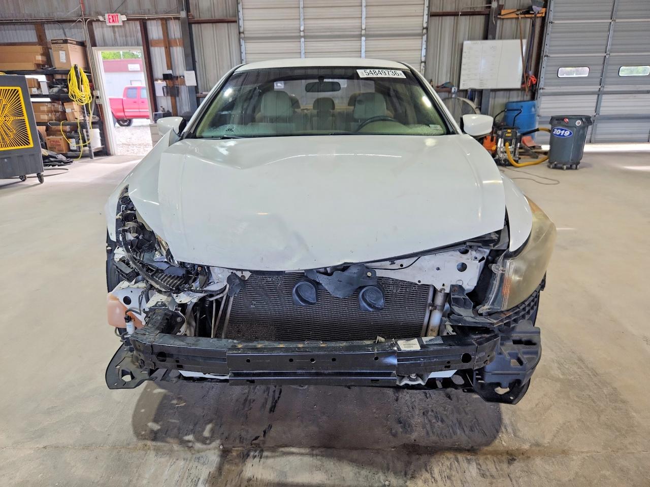 2008 Honda Accord Lxp White vin: JHMCP26448C038855